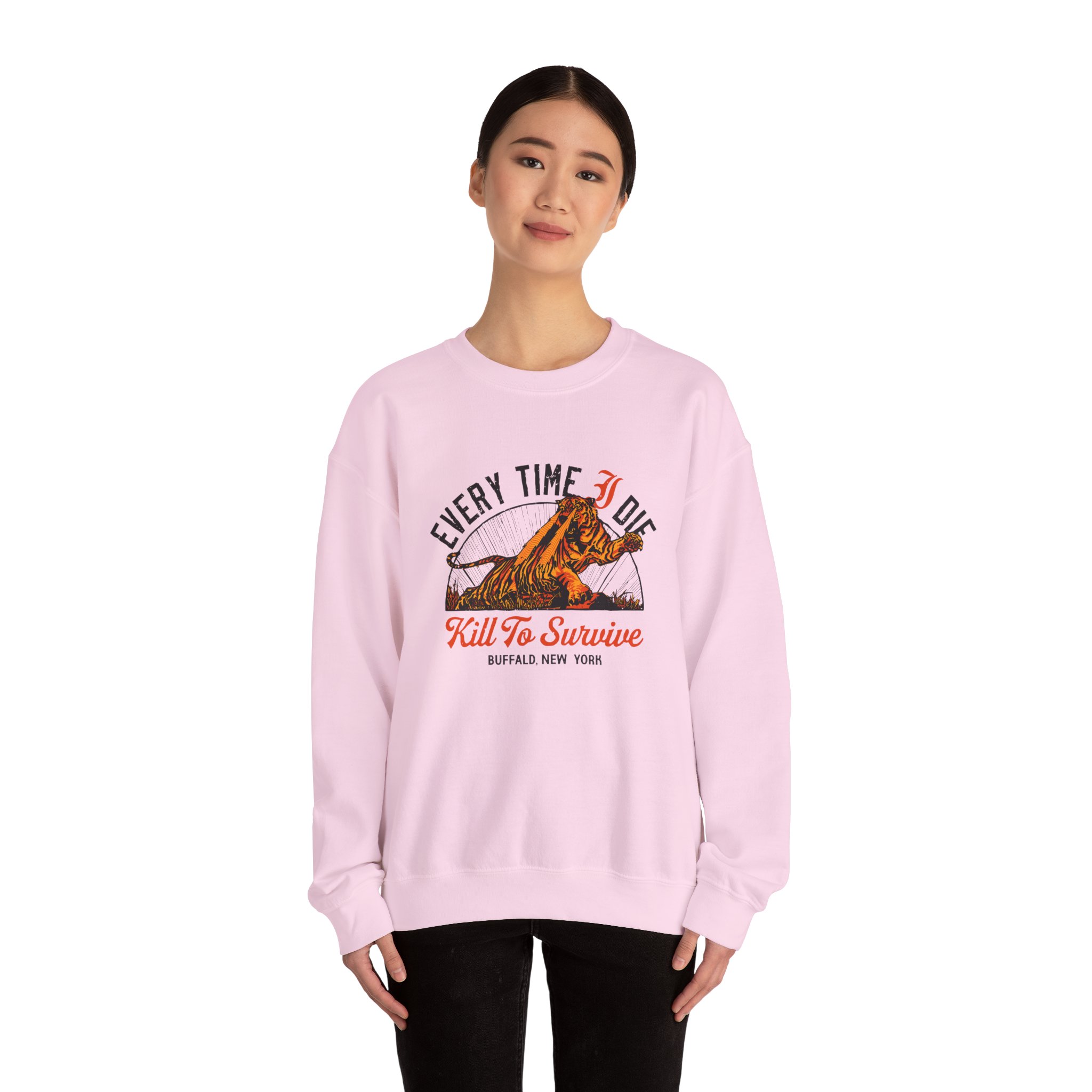 Every Time I Die Kill to Survive Unisex Heavy Blend Crewneck Sweatshirt