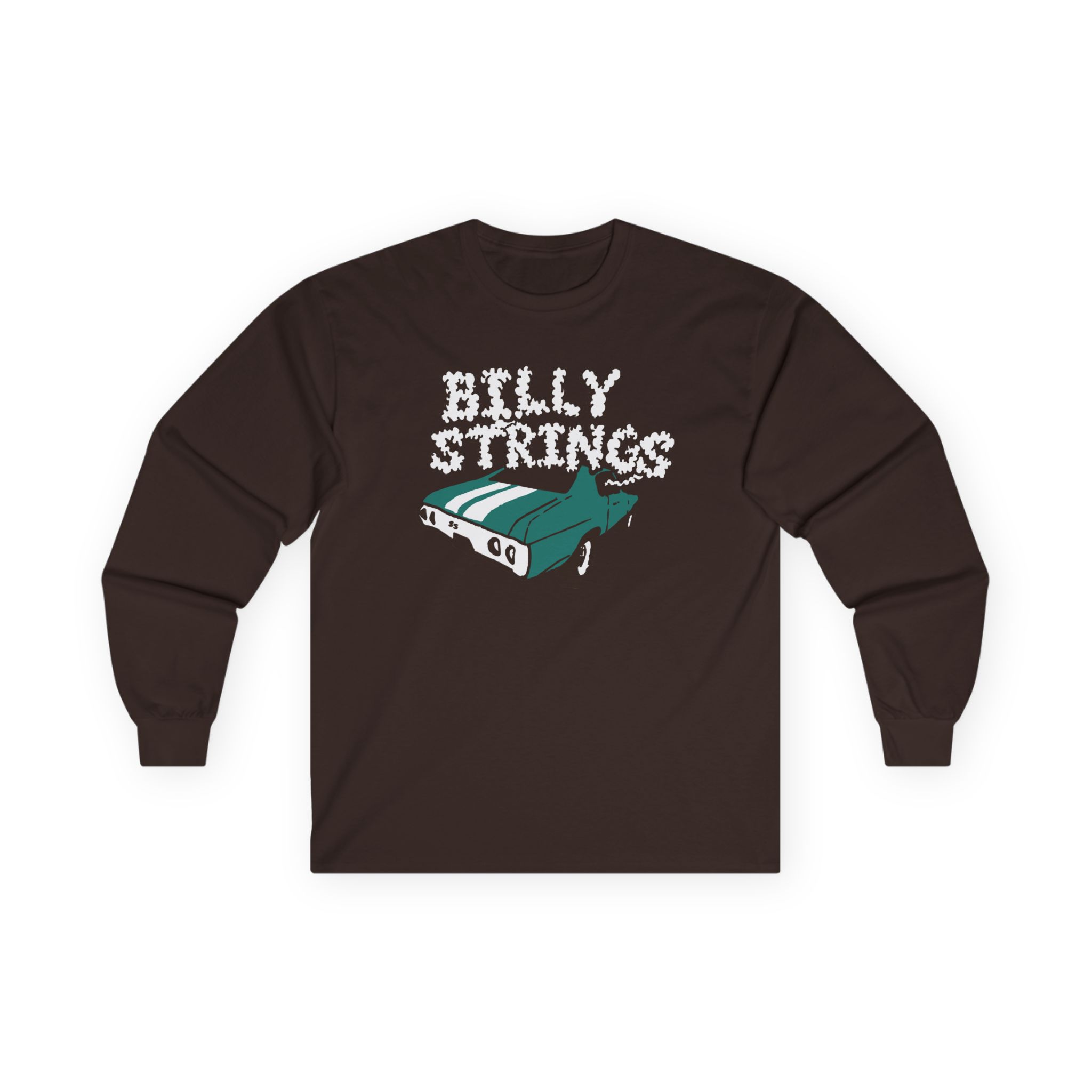 Billy Strings Imogene + Willie X Billy Strings Highway Prayers Green Car Unisex Ultra Cotton Long Sleeve Tee