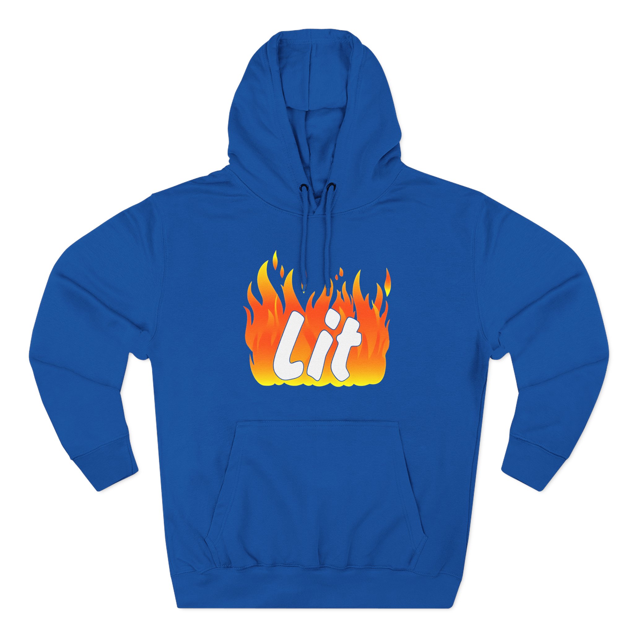 Dobre brothers Lit fire Three-Panel Fleece Hoodie