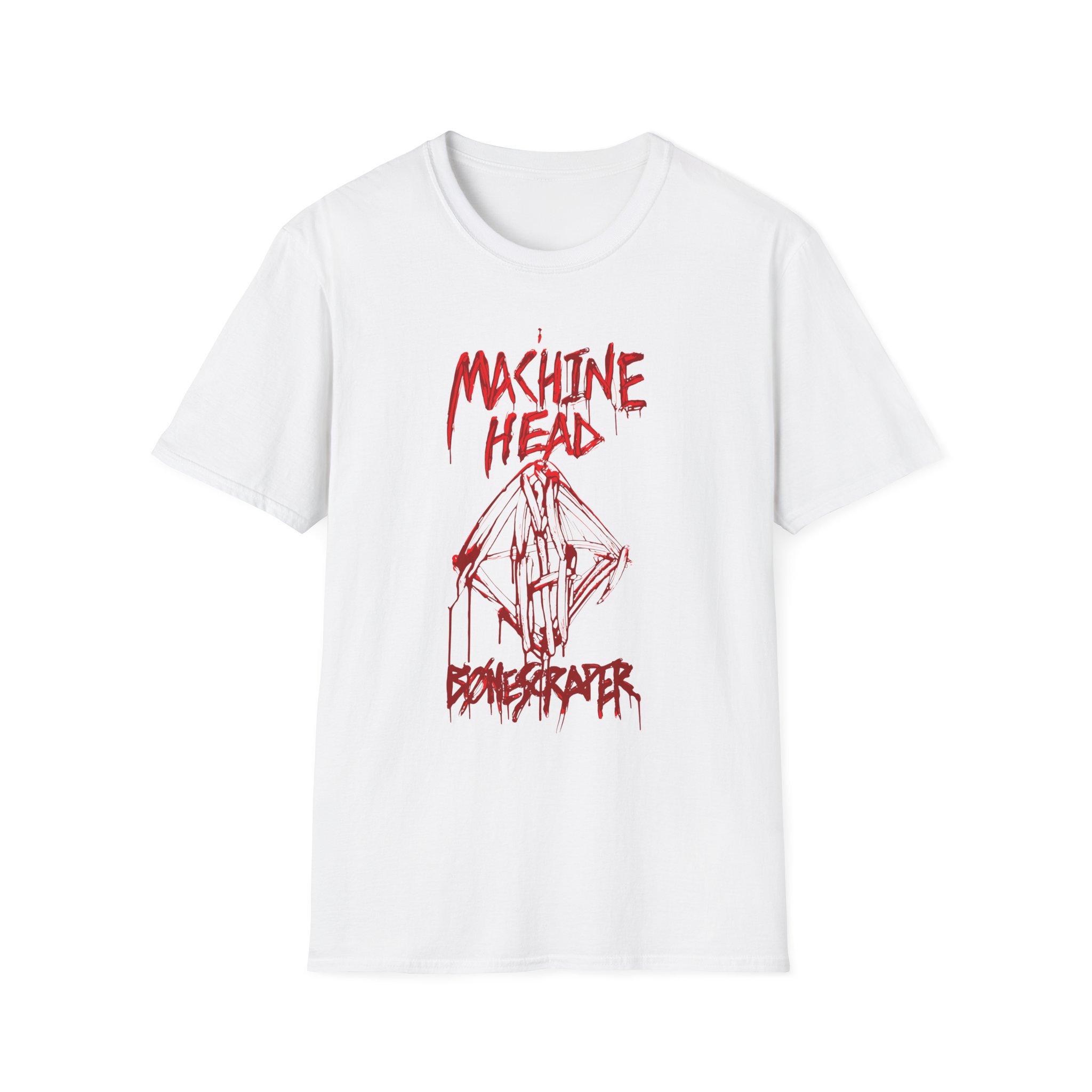 Machine Head Bønescraper Unisex Softstyle T-Shirt