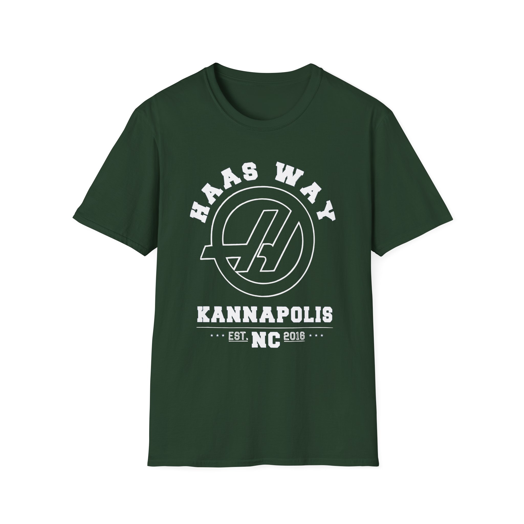Haas F1 Haas Way Kannapolis Unisex Softstyle T-Shirt