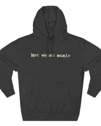 Hot Water Music Logo Three-Panel Fleece Hoodie