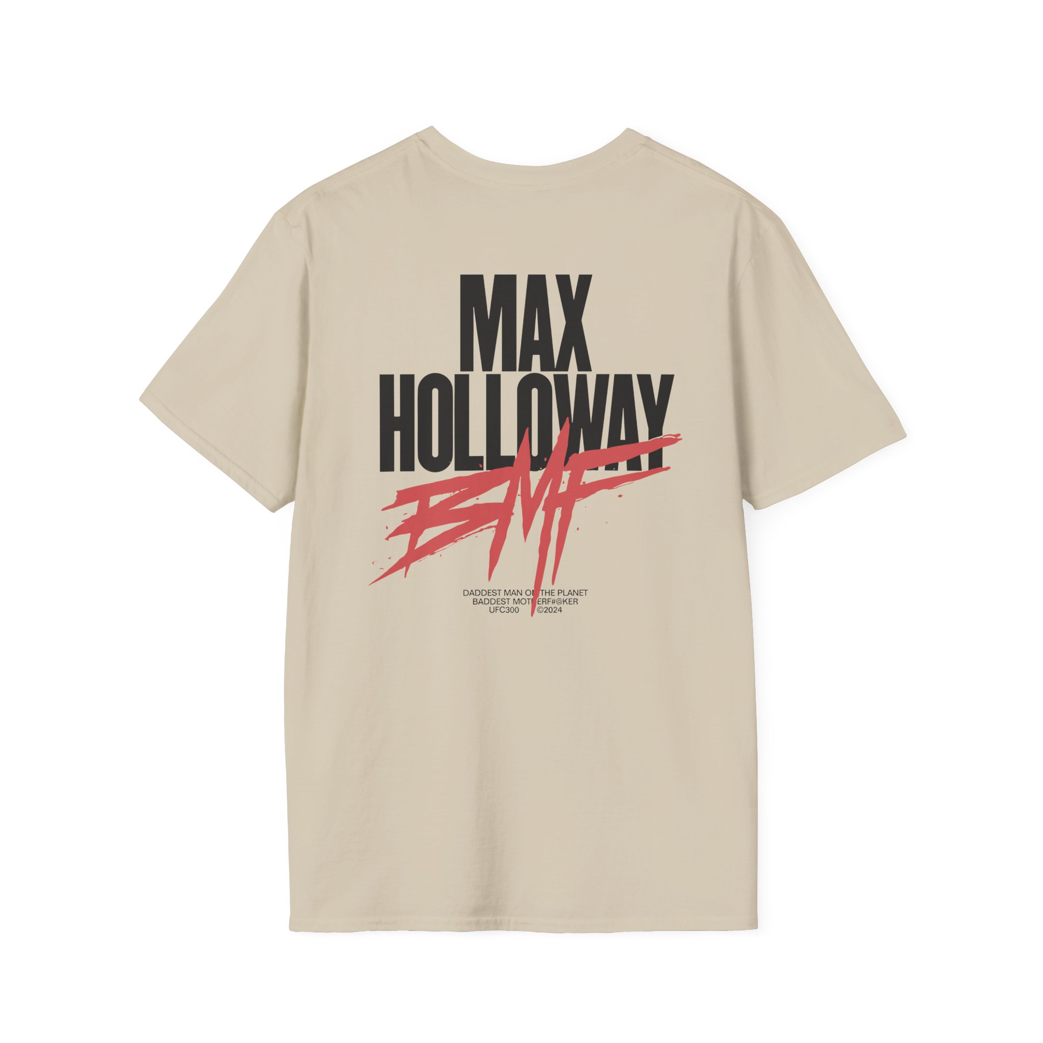 Max Holloway Dmp/bmf Unisex Softstyle T-Shirt