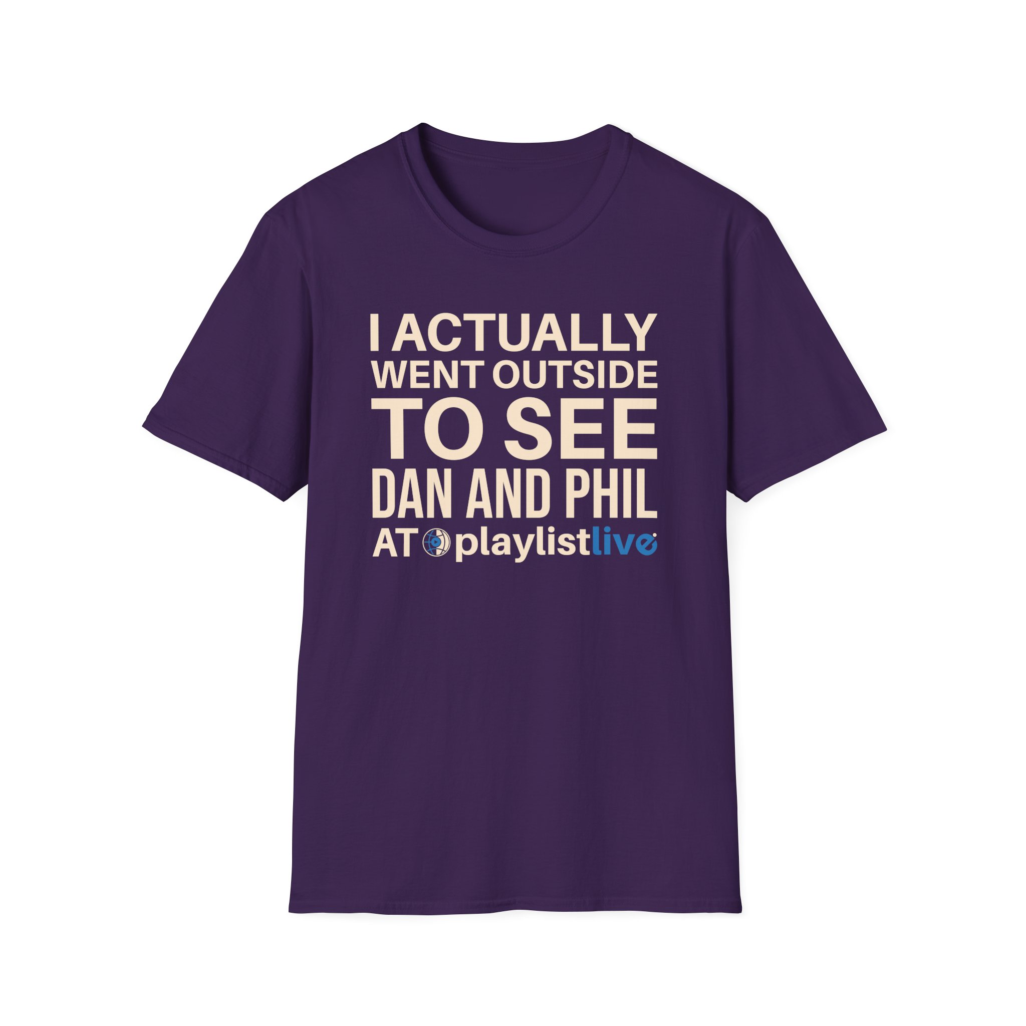 Dan and Phil Actually Went Outside to See Dan and Phil at Playlist Live Unisex Softstyle T-Shirt