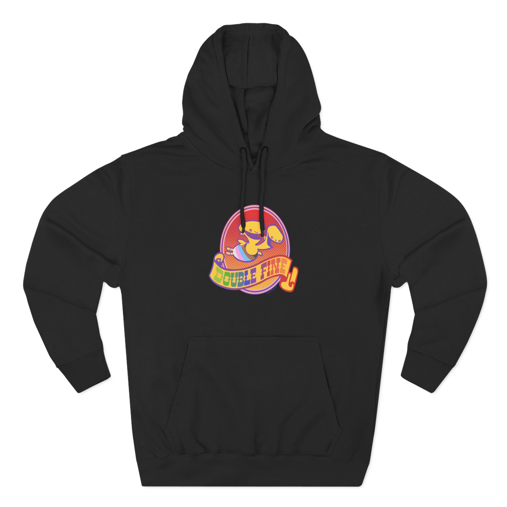 Double Fine Pride Three-Panel Fleece Hoodie