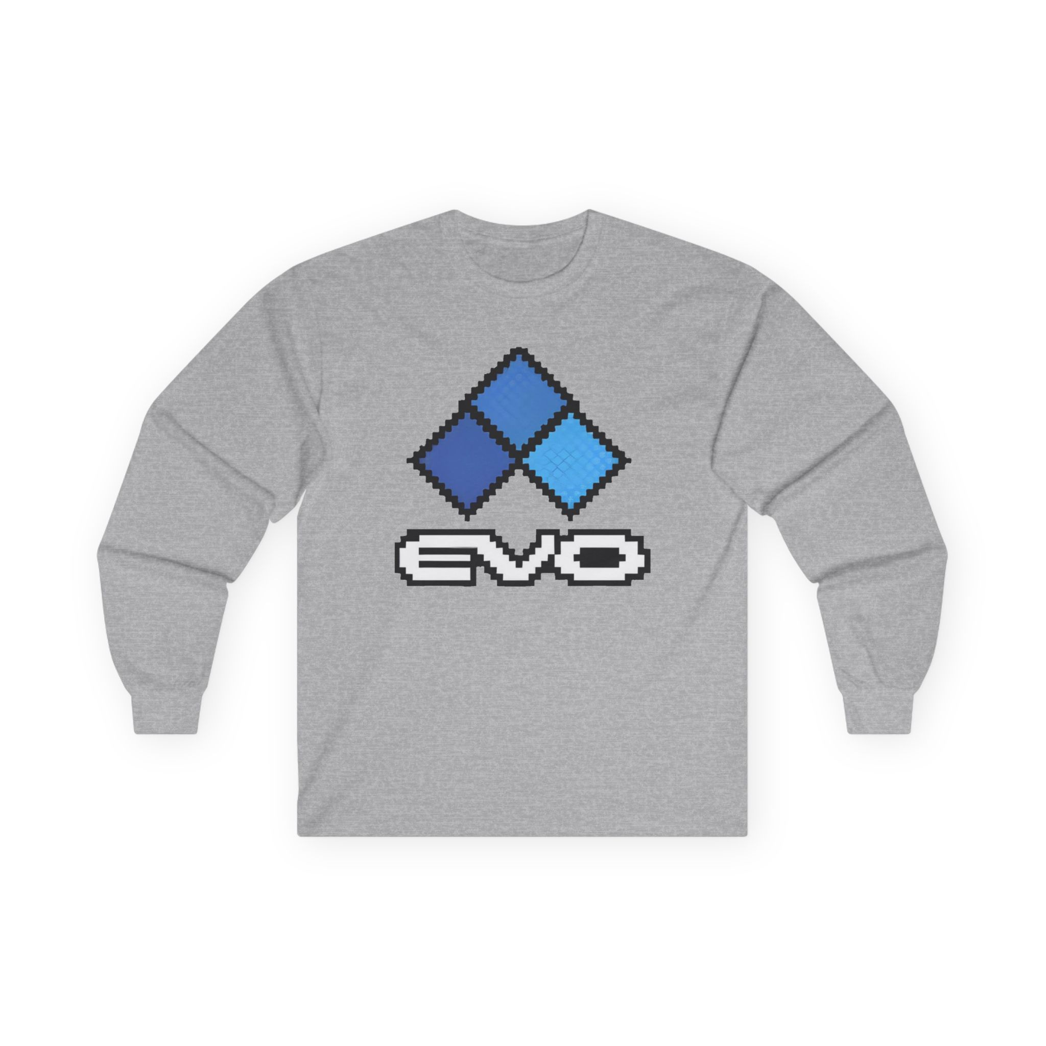Evo 8 Bit Logo Returns Unisex Ultra Cotton Long Sleeve Tee