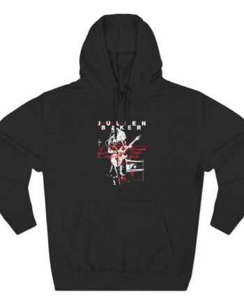 Julien Baker Live Flier Three-Panel Fleece Hoodie