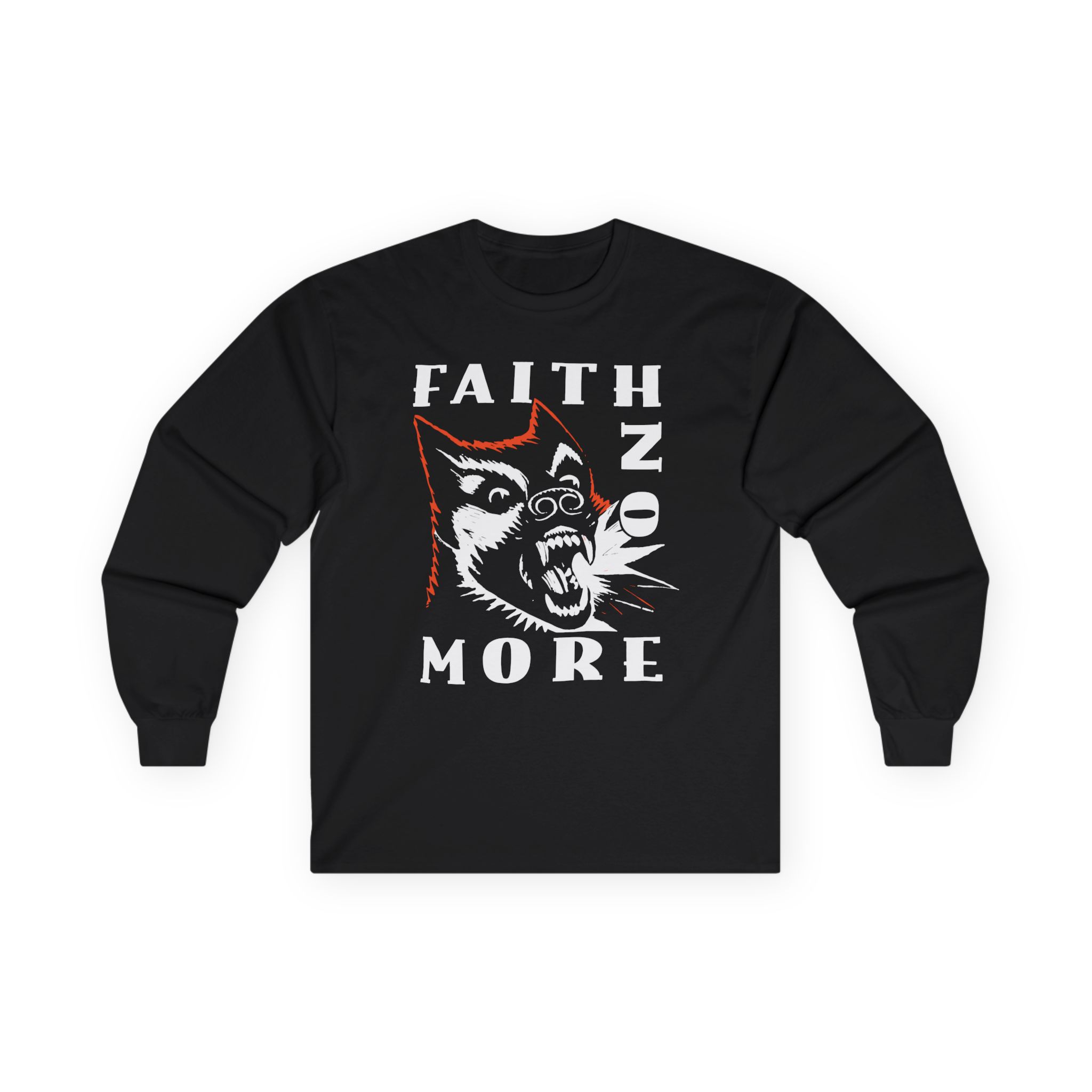 Faith No More Logo Dog Unisex Ultra Cotton Long Sleeve Tee