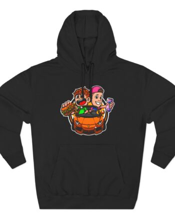 Burger Pommes Three-Panel Fleece Hoodie