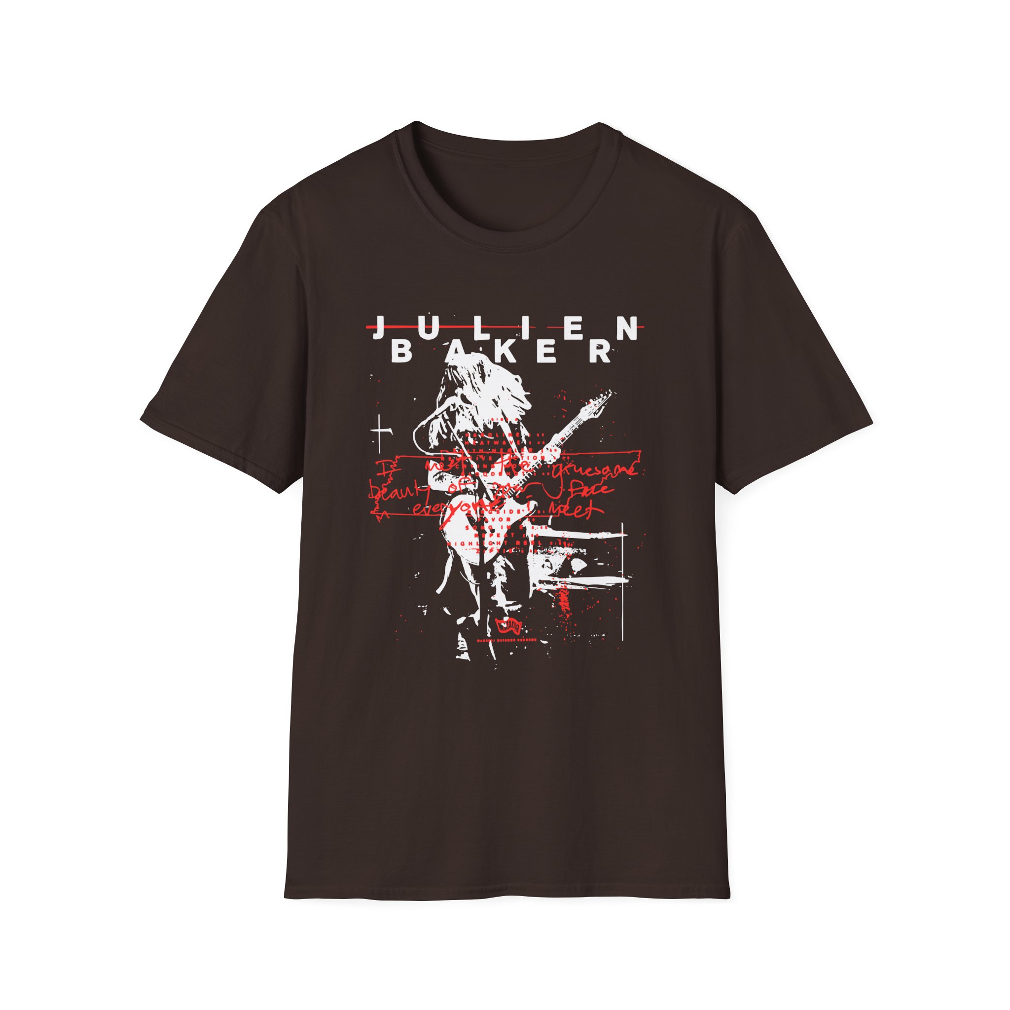 Julien Baker Live Flier Unisex Softstyle T-Shirt