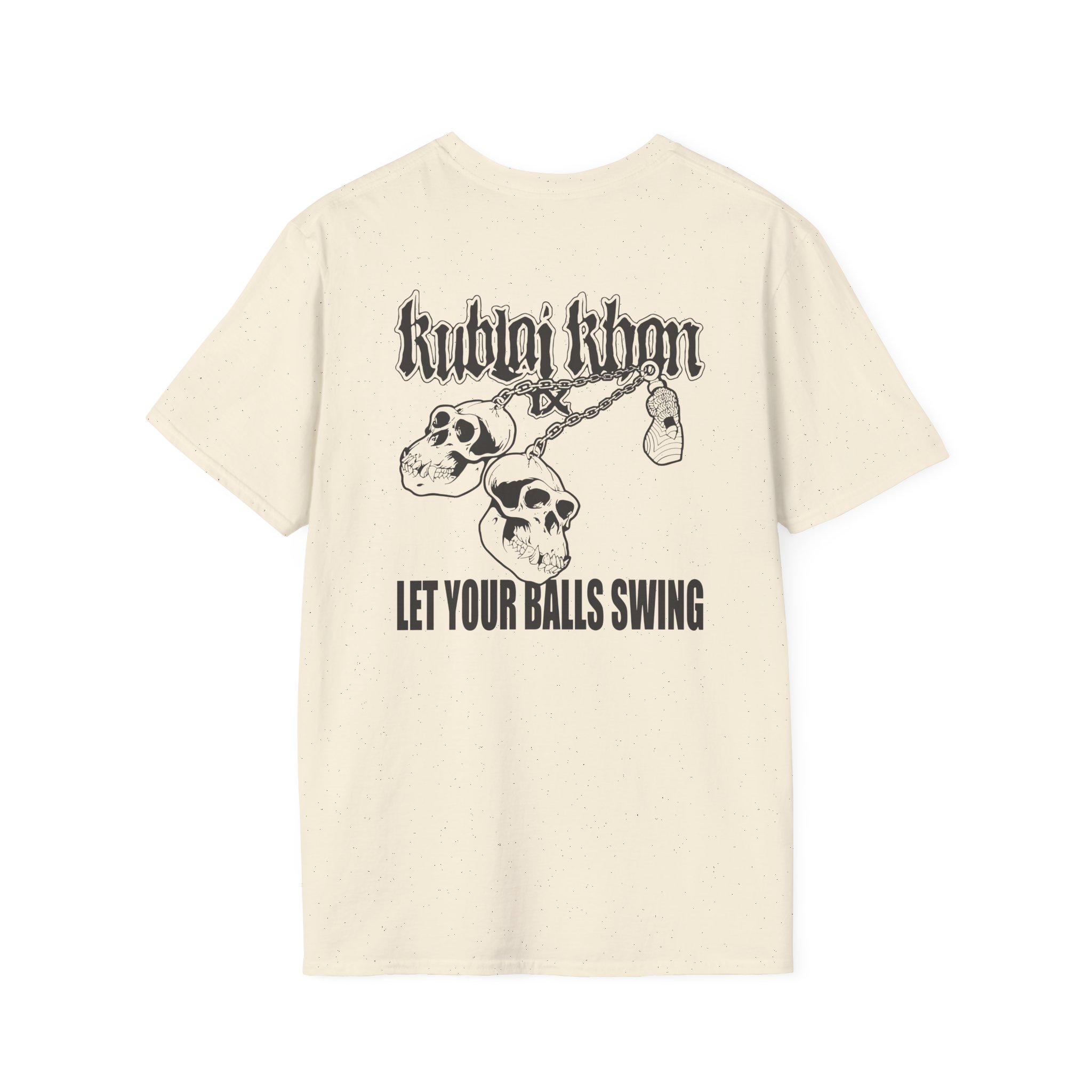 Kublai Khan - Let Your Balls Swing Unisex Softstyle T-Shirt