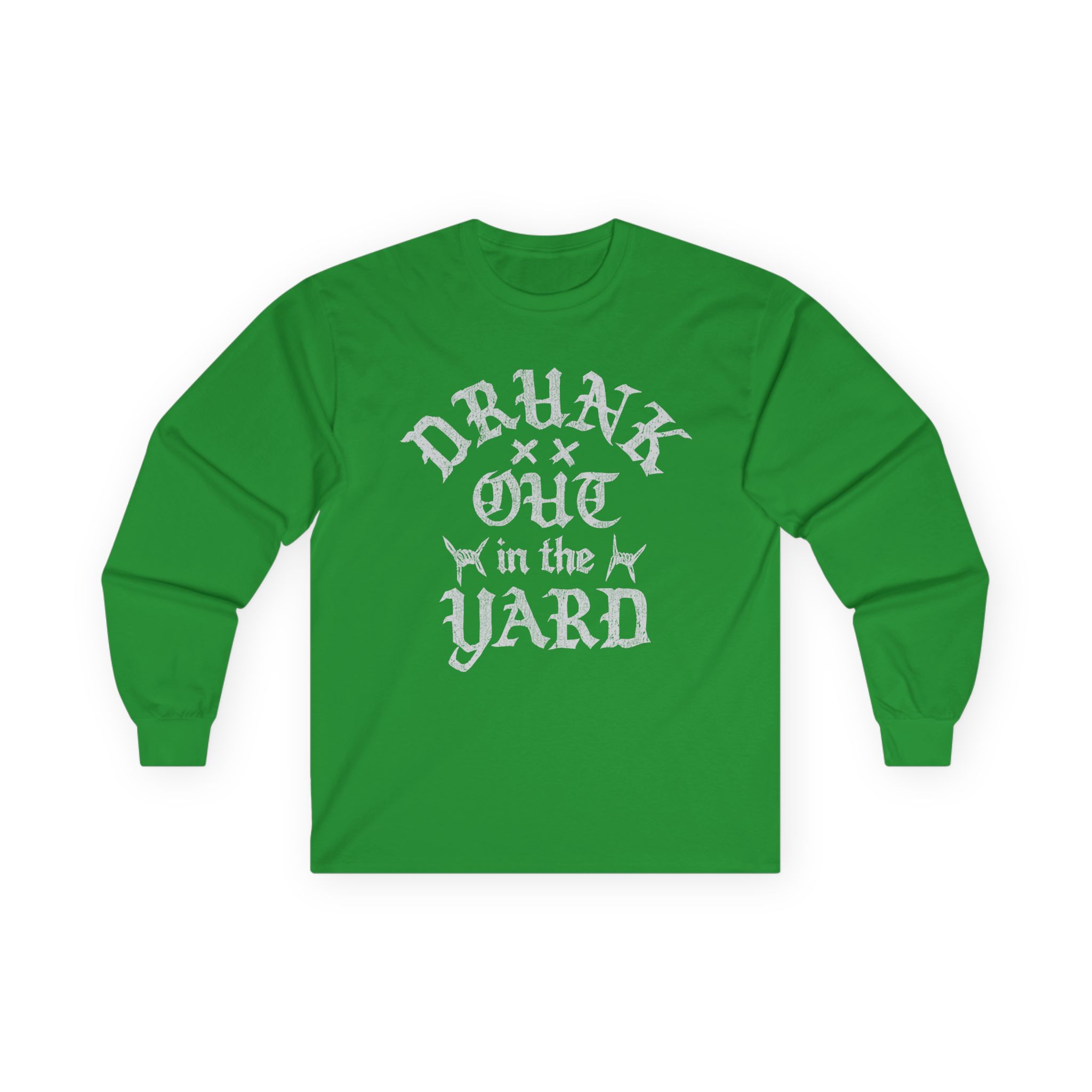 Hardy Drunk Out in the Yard Unisex Ultra Cotton Long Sleeve Tee