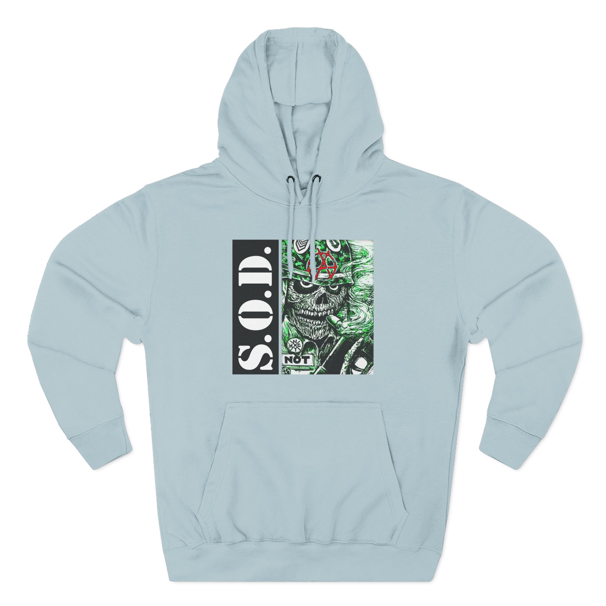 Stormtroopers of Death, Sod, Metal Band Three-Panel Fleece Hoodie