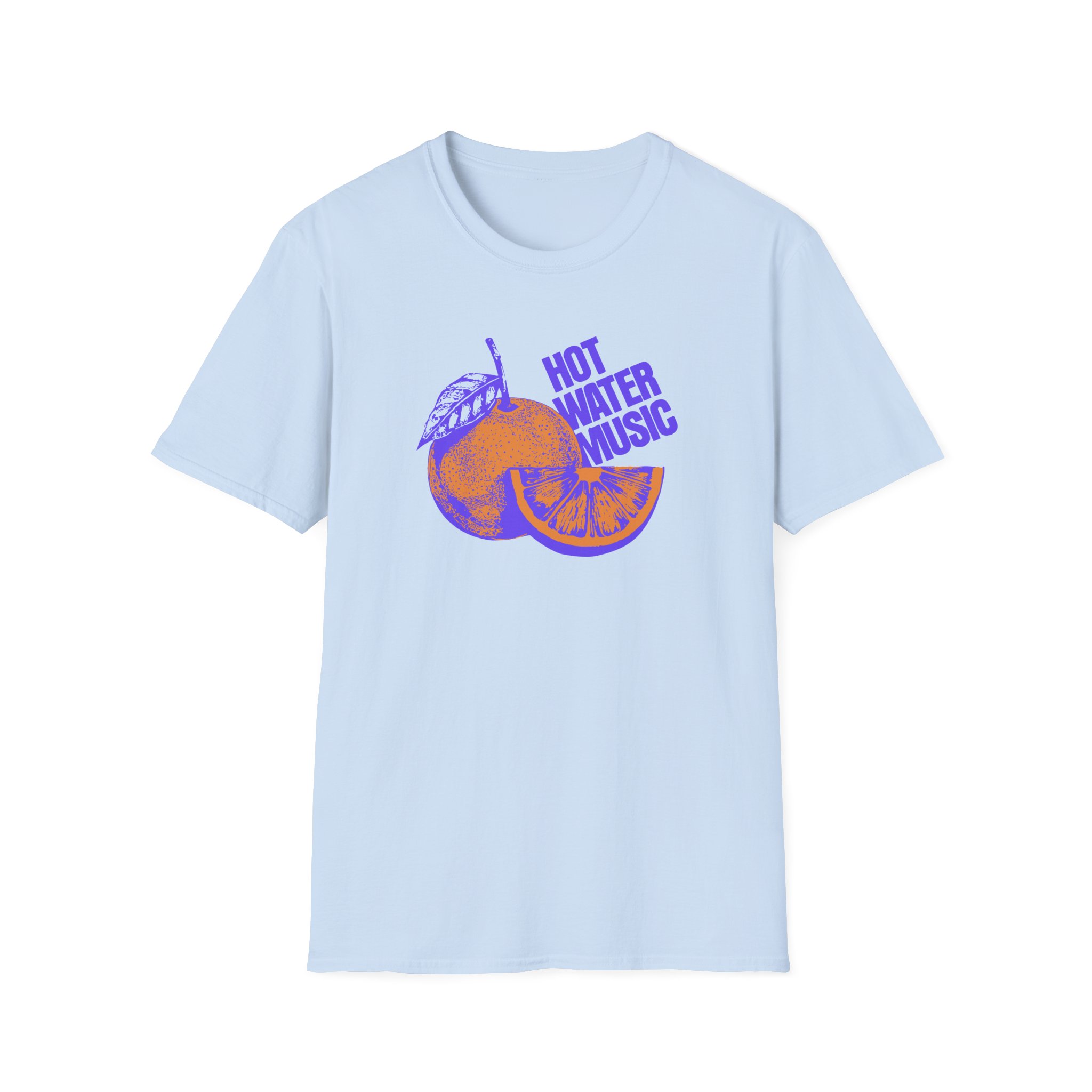 Hot Water Music Florida Orange Unisex Softstyle T-Shirt