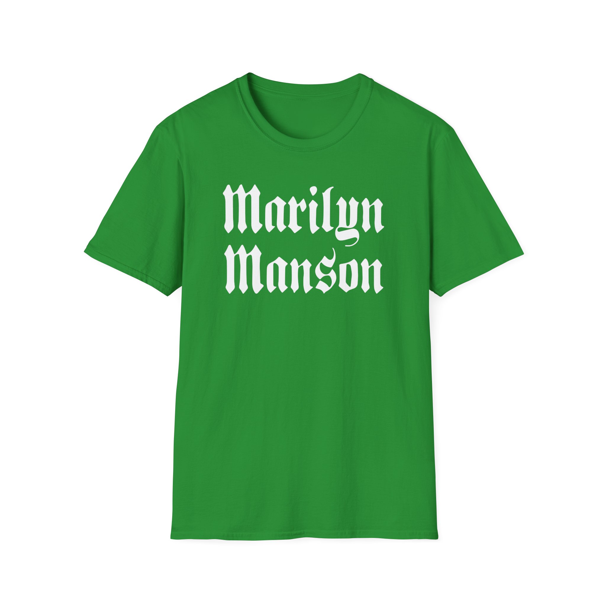 Marilyn Manson Goth Logo Unisex Softstyle T-Shirt