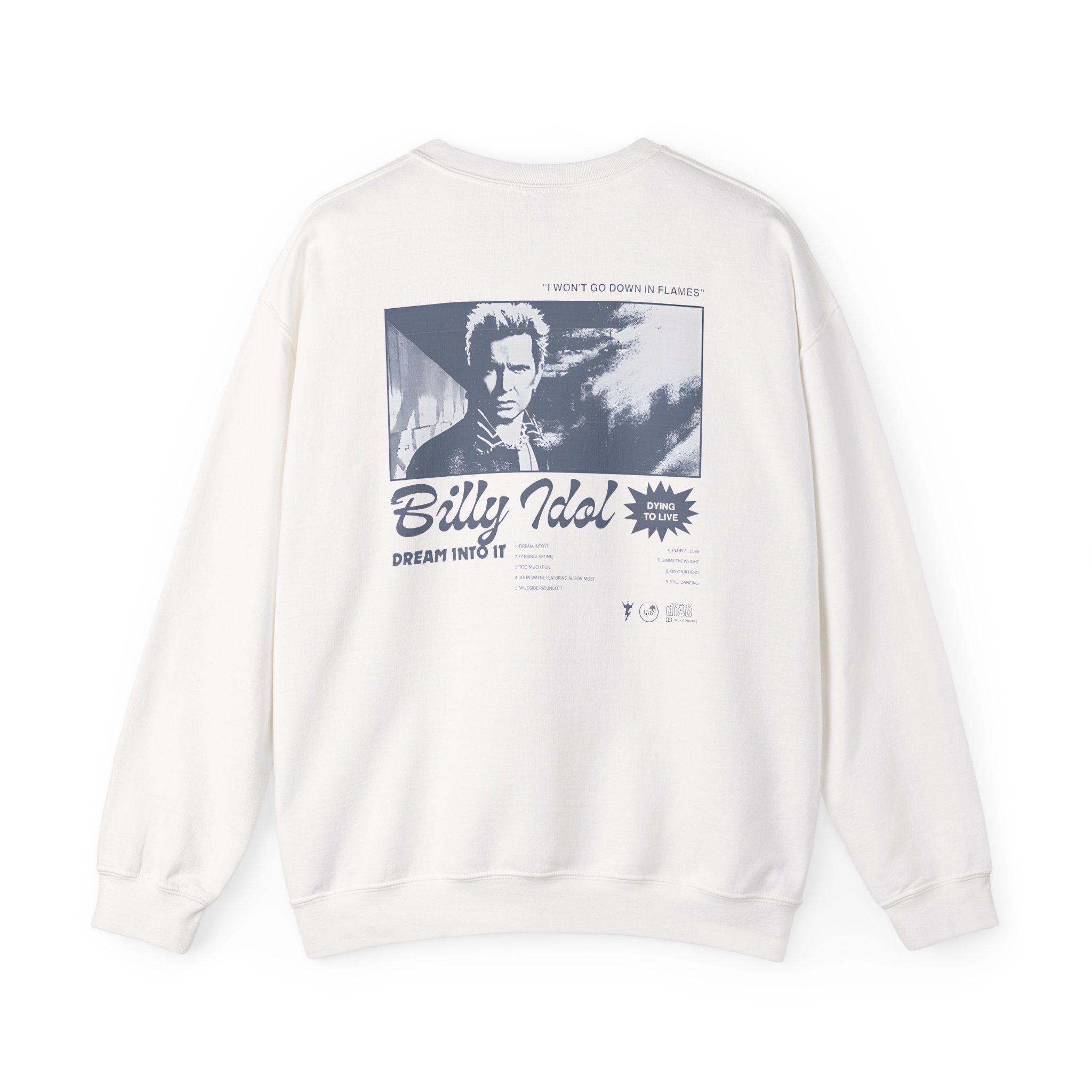 Billy Idol Billy Script Unisex Heavy Blendâ„¢ Crewneck Sweatshirt