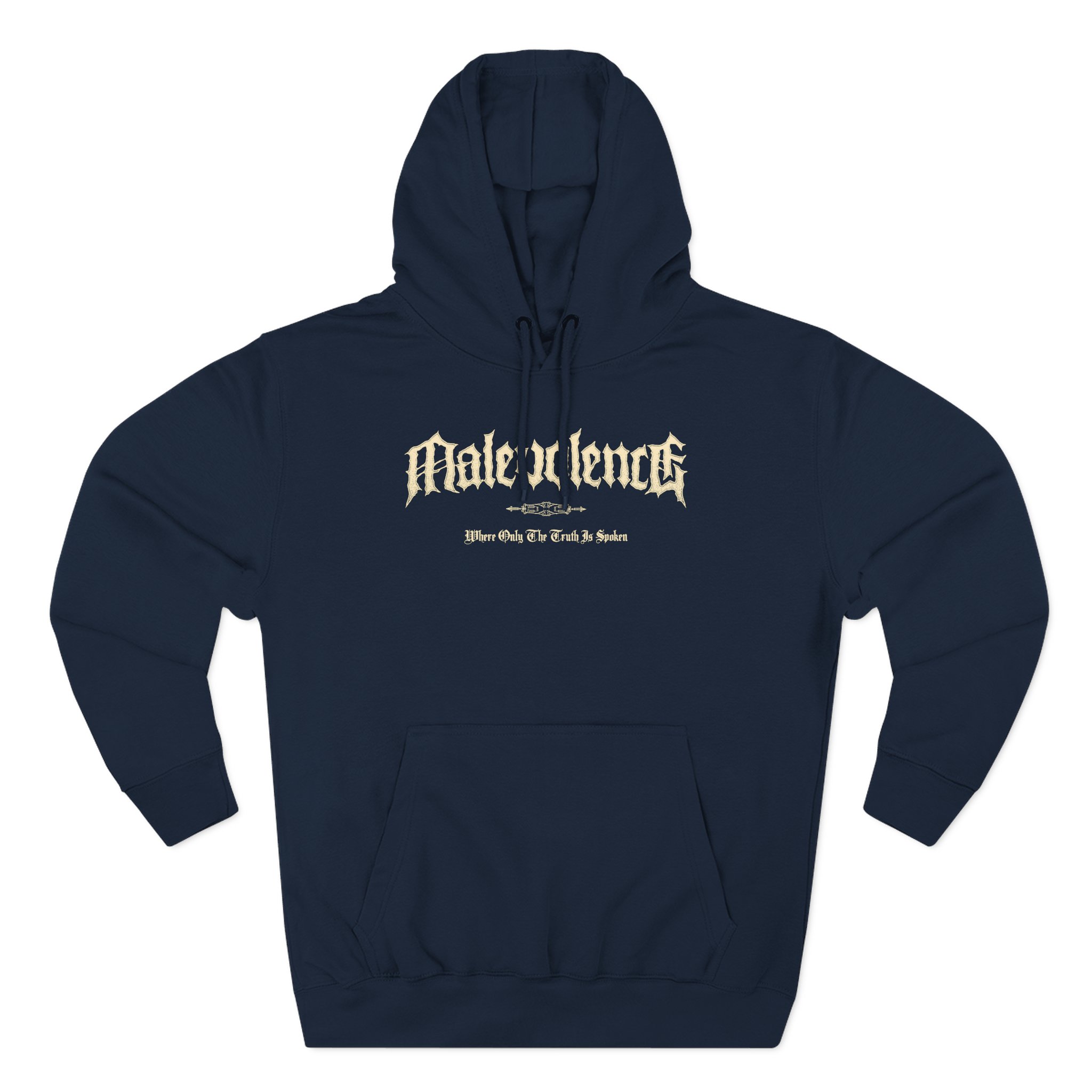 Malevolence Where Only the Truth is Spoken Three-Panel Fleece Hoodie