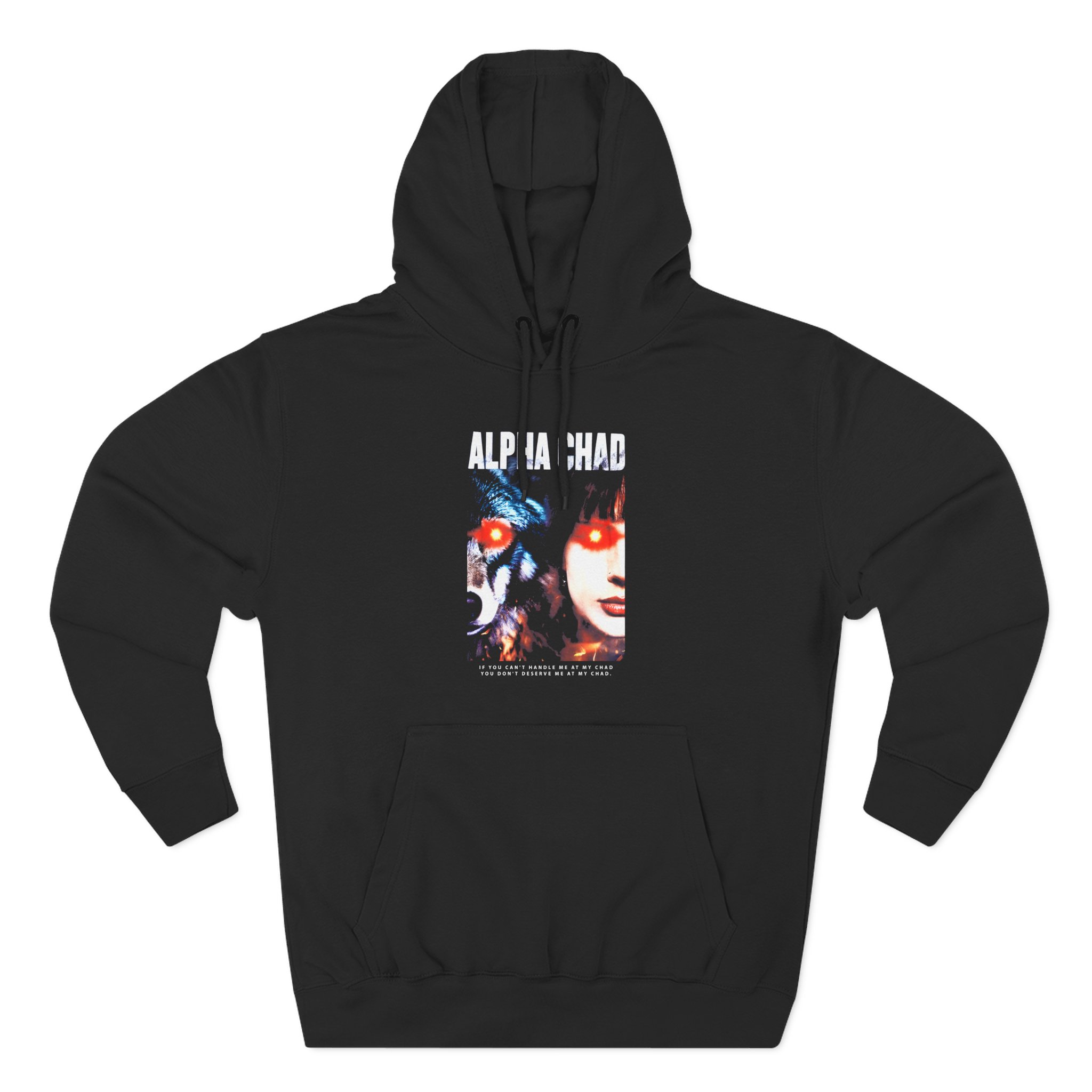 Chad Chad Alpha Chad Three-Panel Fleece Hoodie