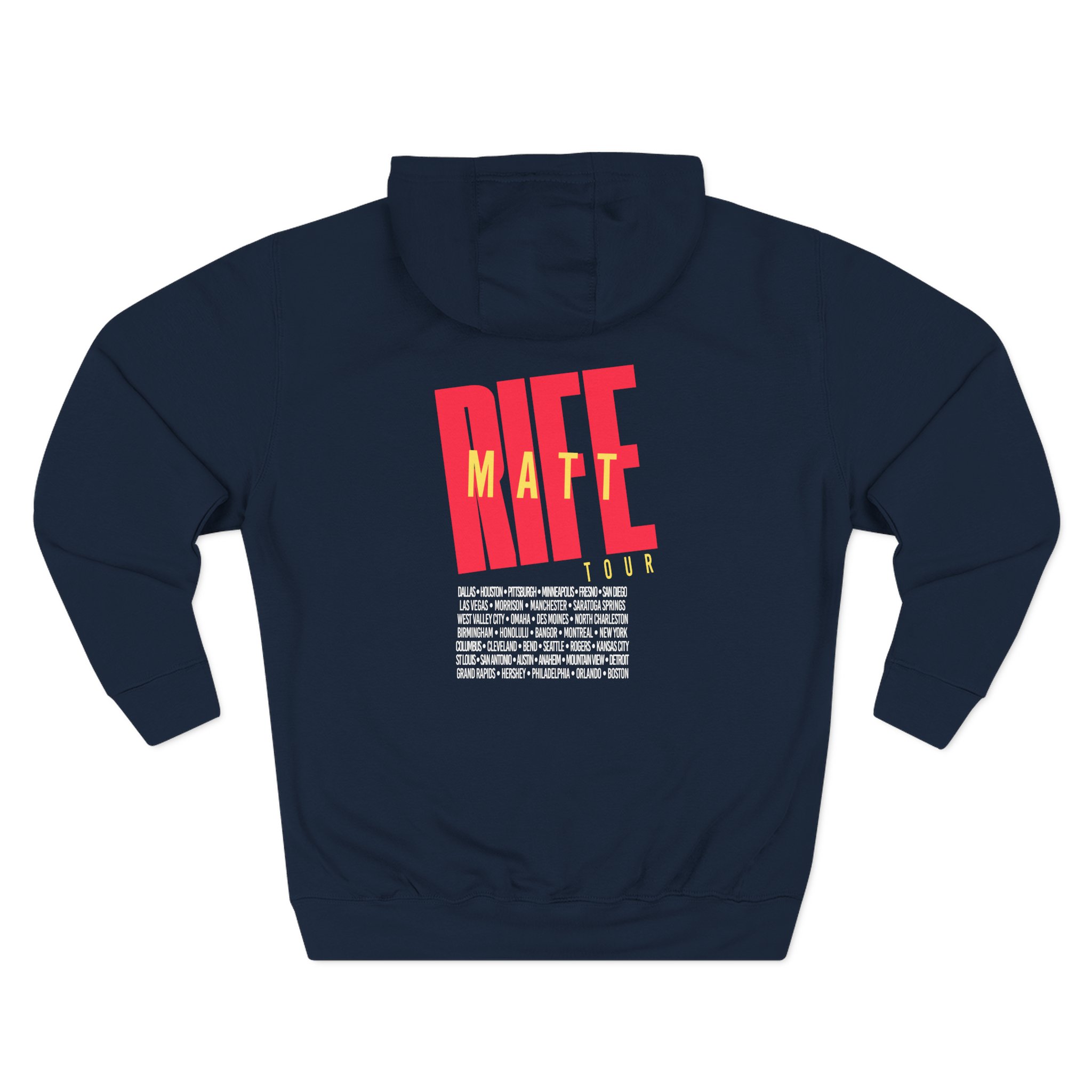 Matt Rife Stay Golden Tour Three-Panel Fleece Hoodie