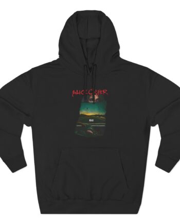 Alice Cooper Road Album Cover Three-Panel Fleece Hoodie