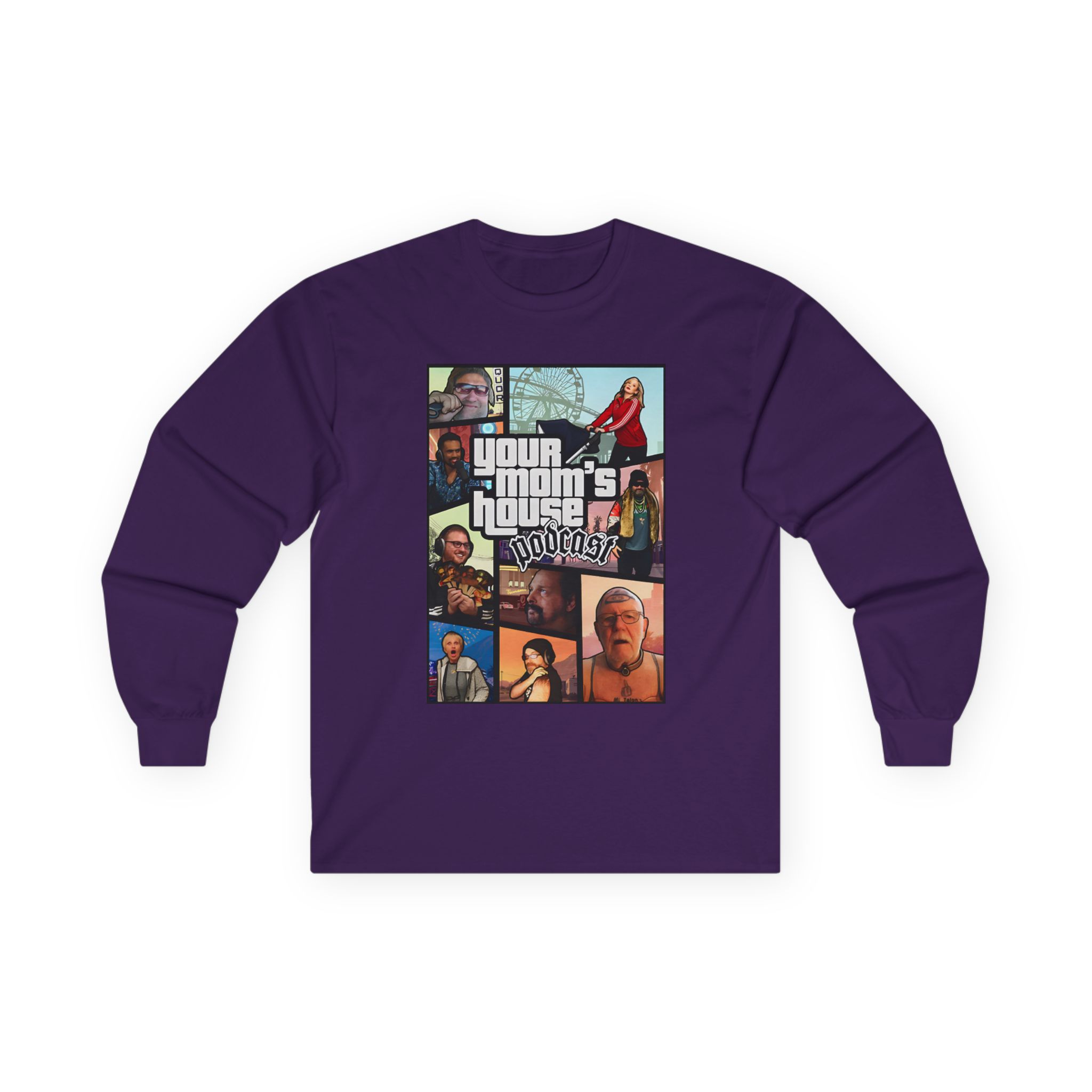 Ymh GTA Unisex Ultra Cotton Long Sleeve Tee