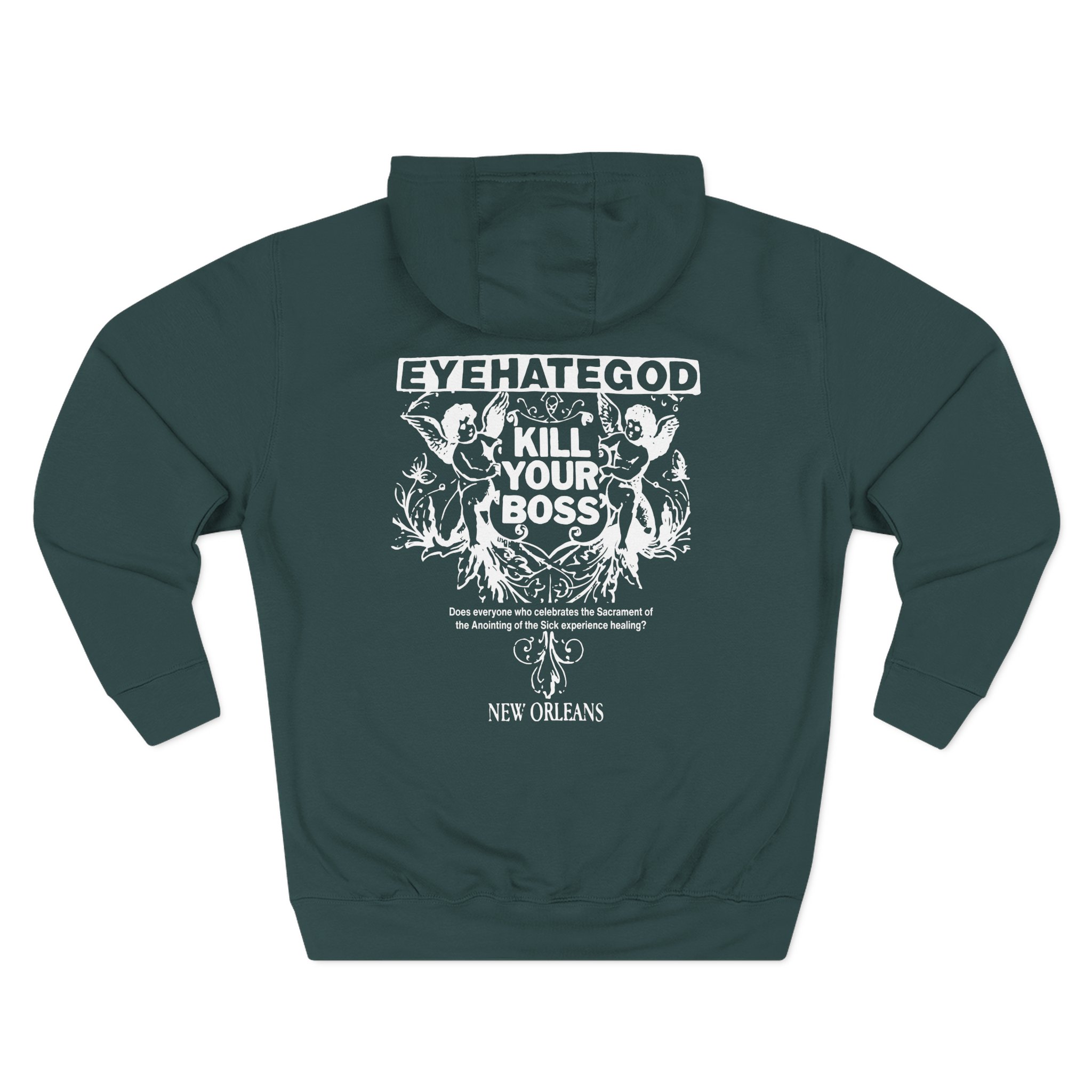 Eyehategod Kill Your Boss Three-Panel Fleece Hoodie