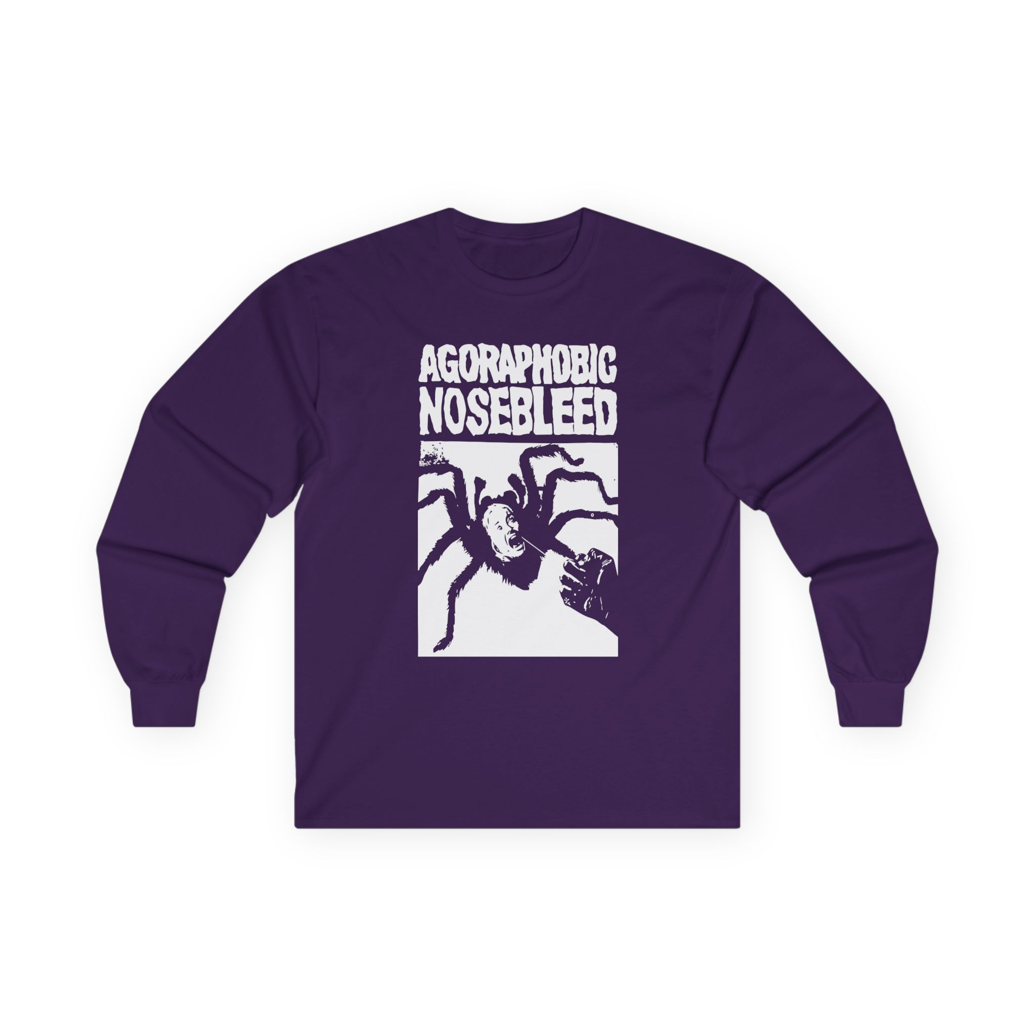 Agoraphobic Nosebleed Spider Unisex Ultra Cotton Long Sleeve Tee