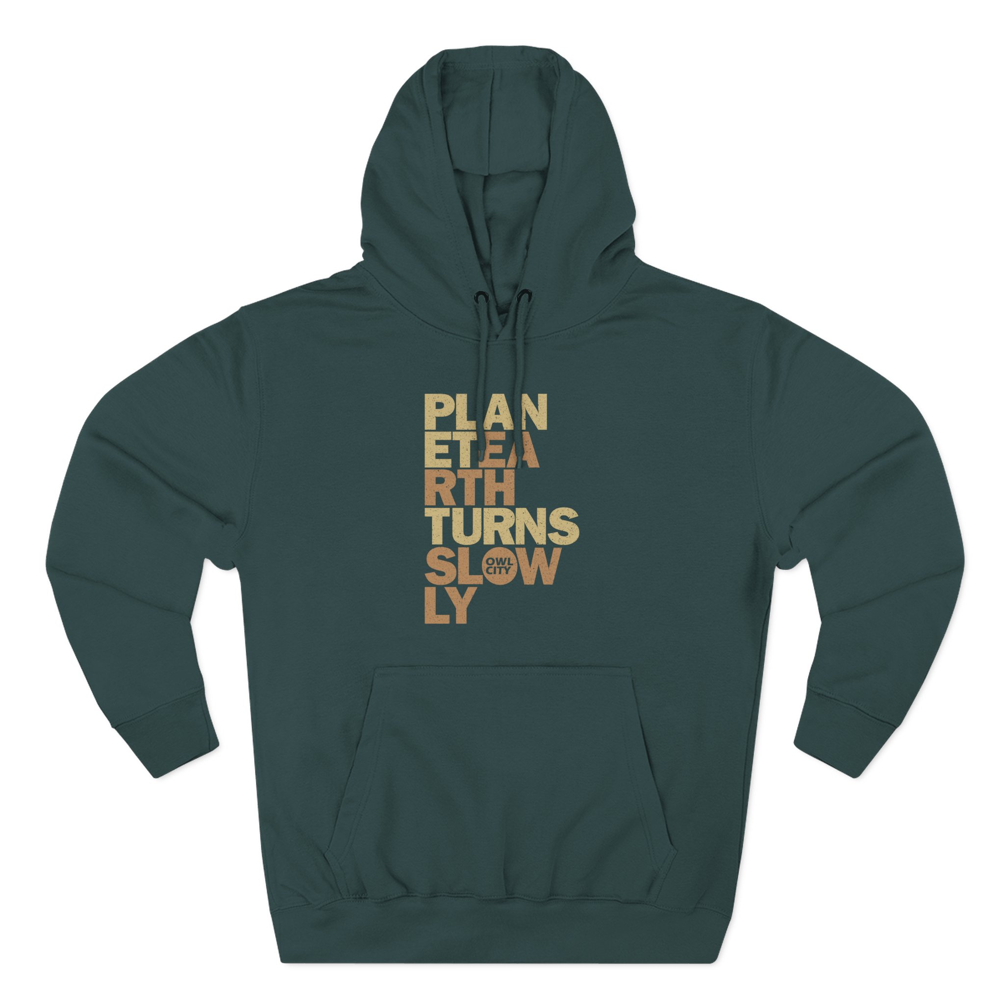 Owl City Planet Earth Turns Slowly Three-Panel Fleece Hoodie