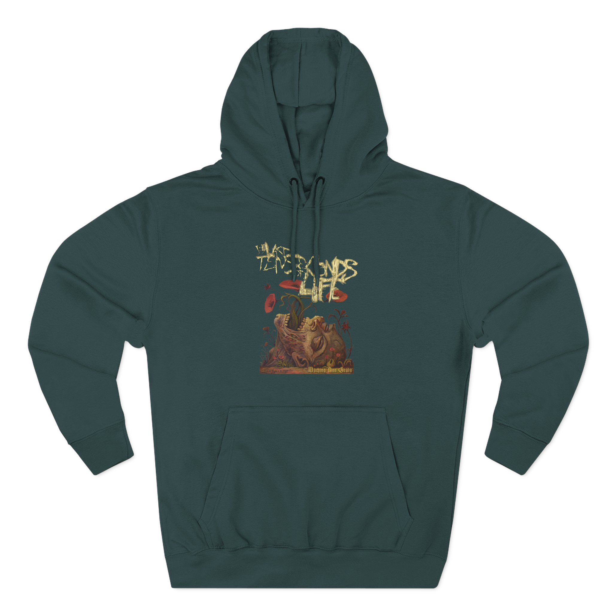 The Last Ten Seconds of Life Three-Panel Fleece Hoodie