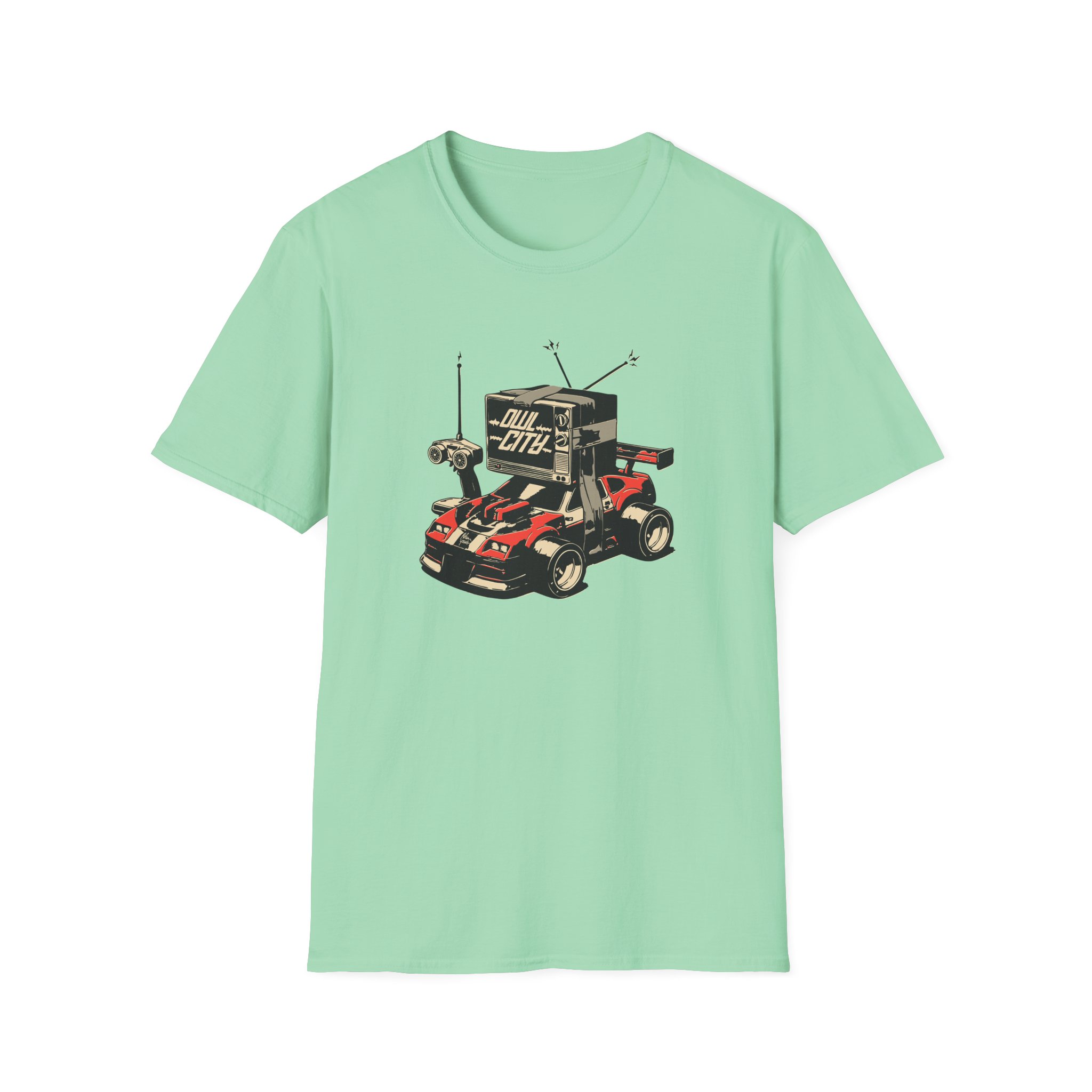 Owl City Rc Car Unisex Softstyle T-Shirt