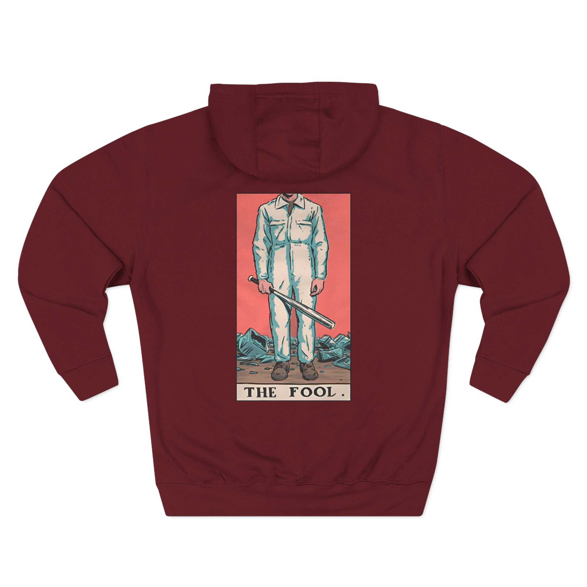 The Early November Tarot Card Three-Panel Fleece Hoodie