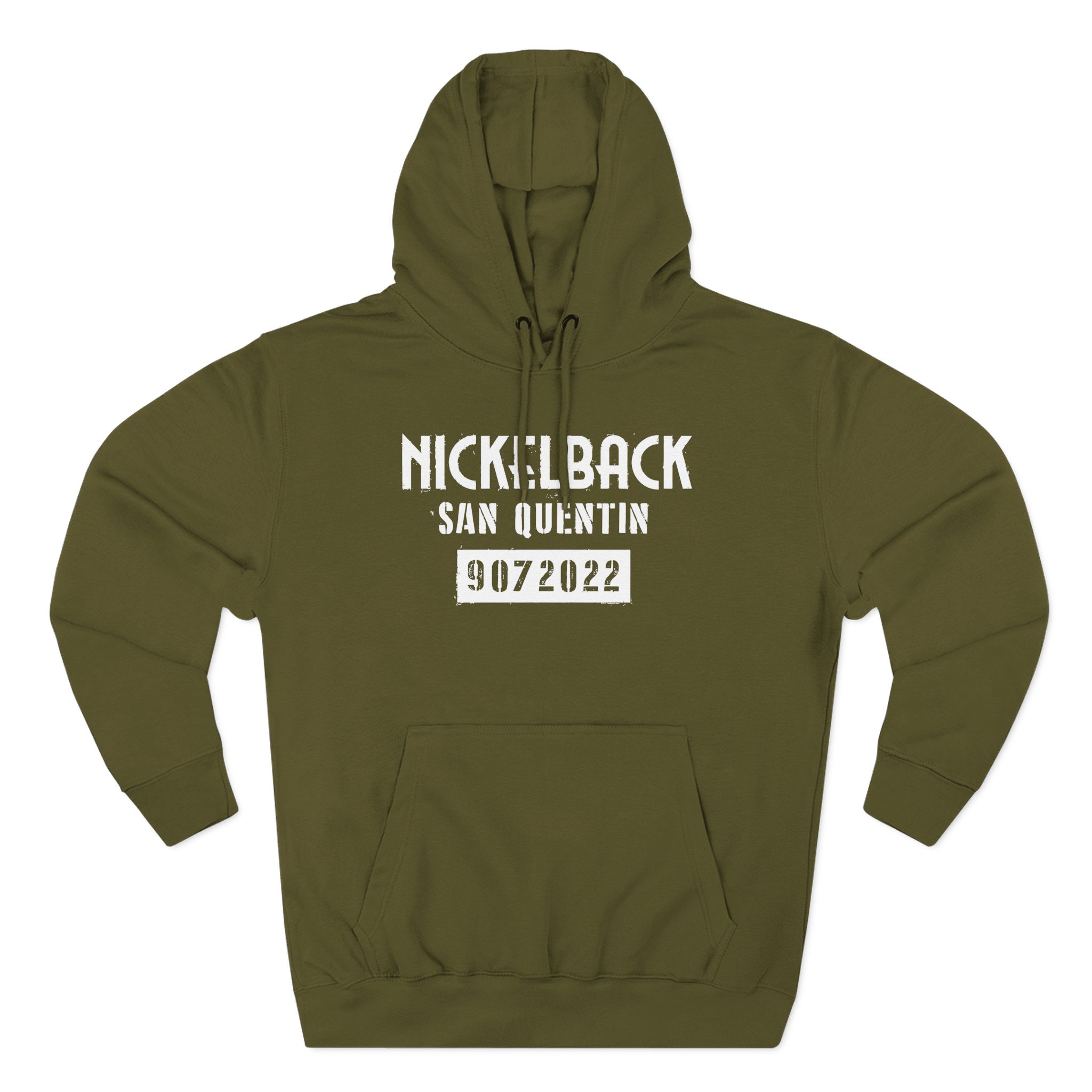 Nickelback San Quentin Three-Panel Fleece Hoodie