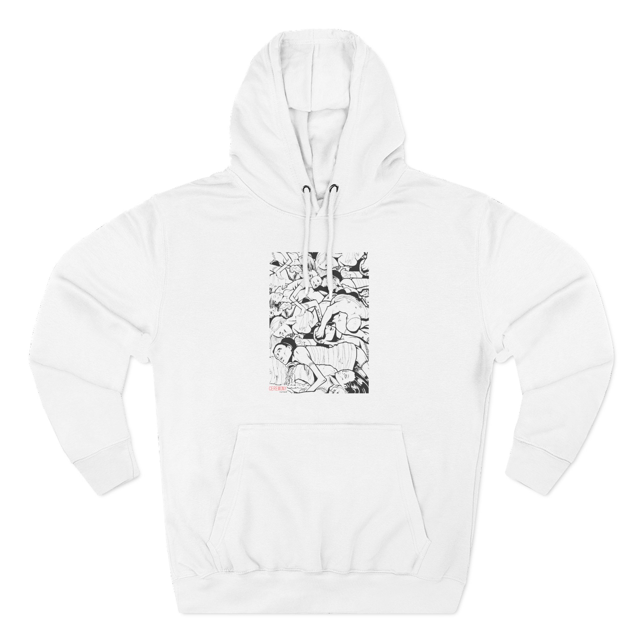 Ceremony Ruined Three-Panel Fleece Hoodie