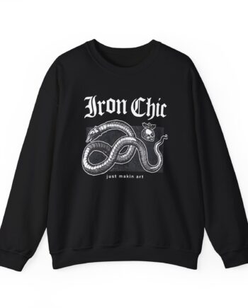 Iron Chic Makin' Art Unisex Heavy Blend Crewneck Sweatshirt