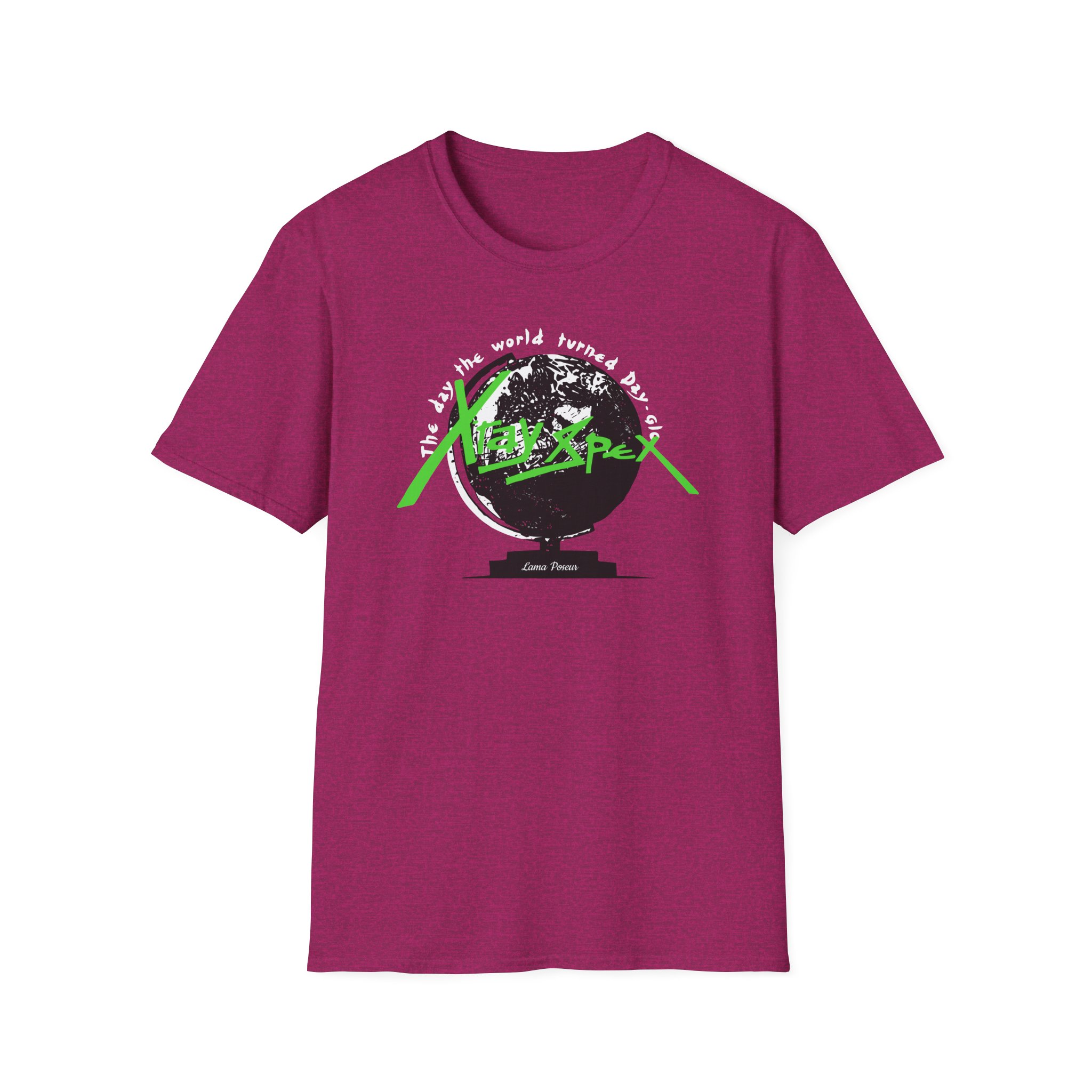 X-ray Spex Day-Glo Globe Unisex Softstyle T-Shirt