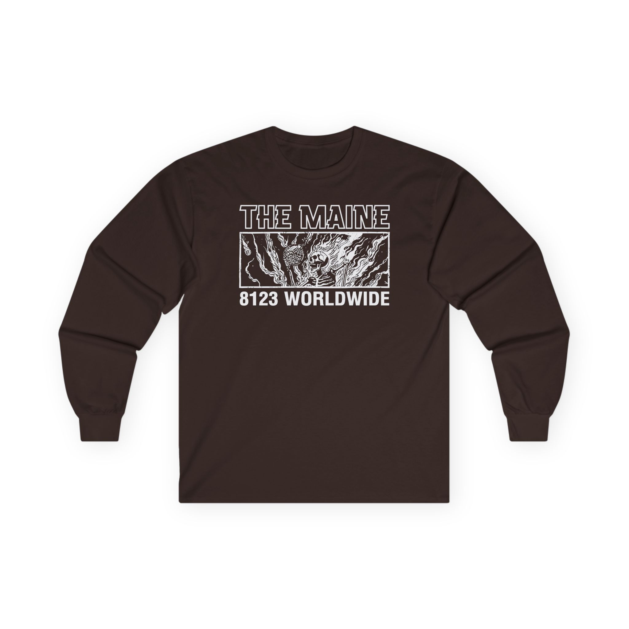 The Maine 8123 Wordwide Unisex Ultra Cotton Long Sleeve Tee