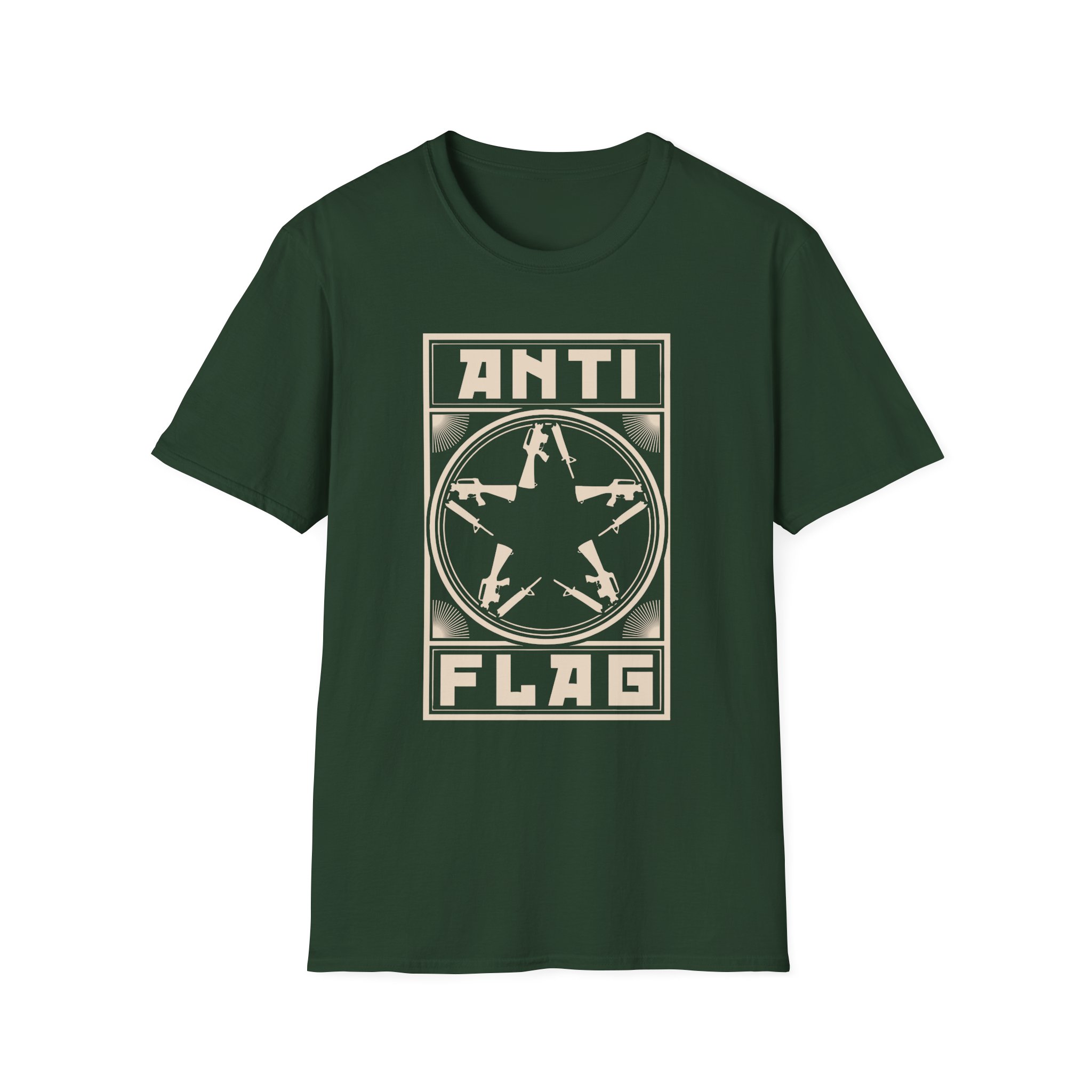 Anti Flag Comrade Gunstar Unisex Softstyle T-Shirt
