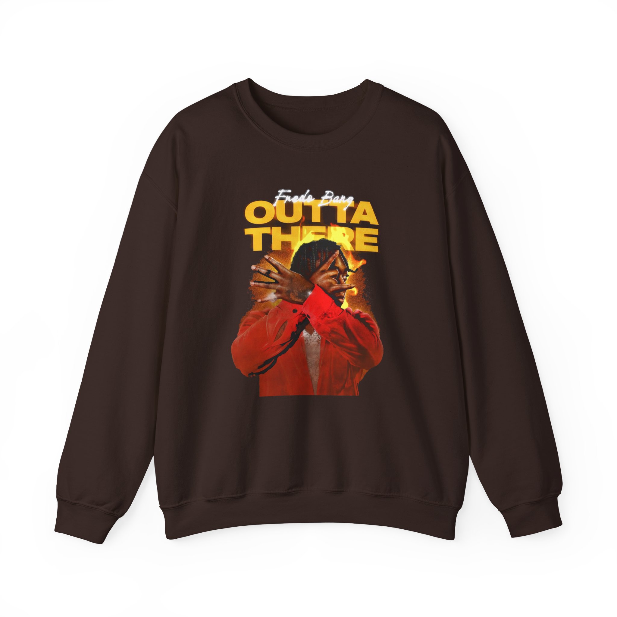 Fredo Bang Outta There Unisex Heavy Blendâ„¢ Crewneck Sweatshirt