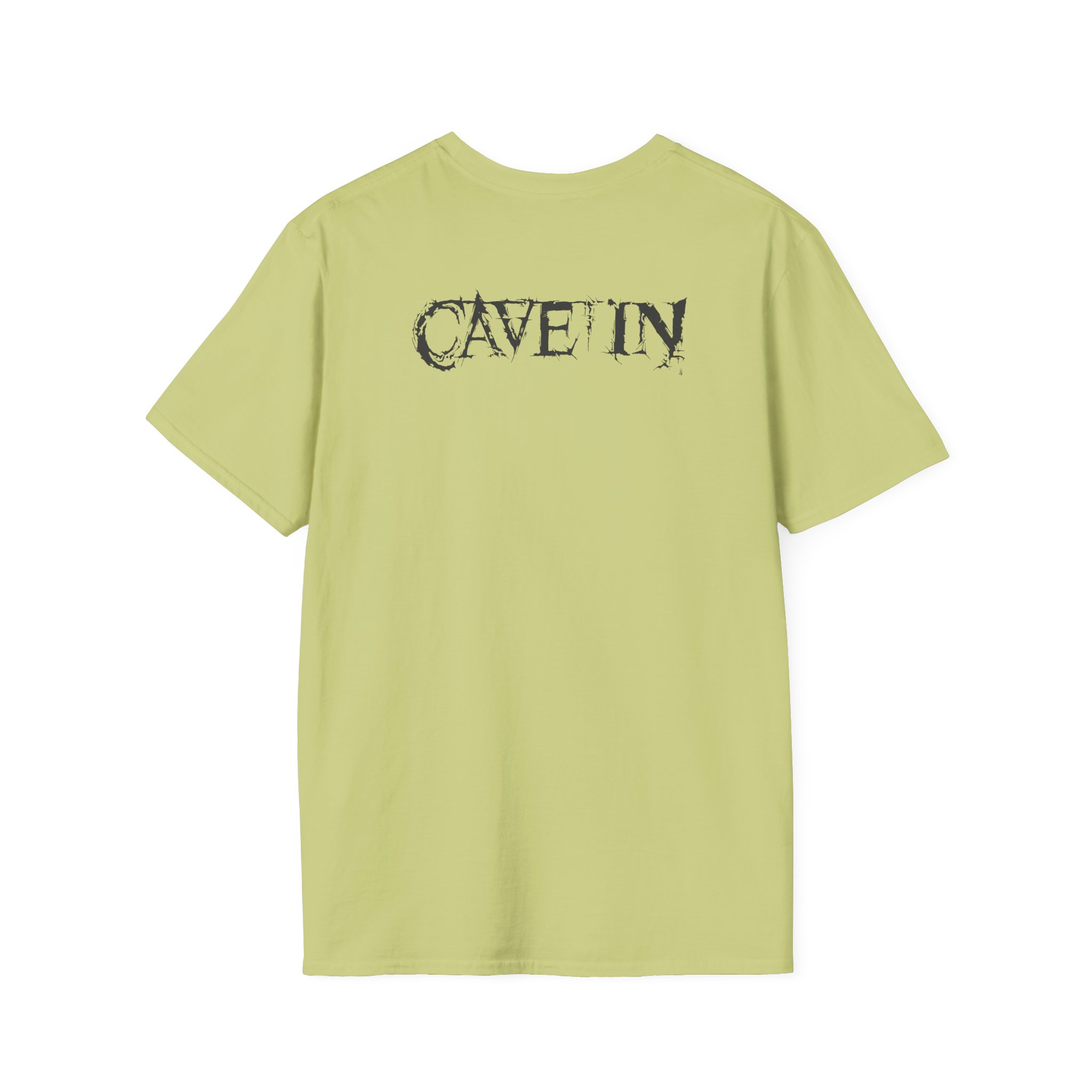 Cave in Satellite: Blackened Unisex Softstyle T-Shirt