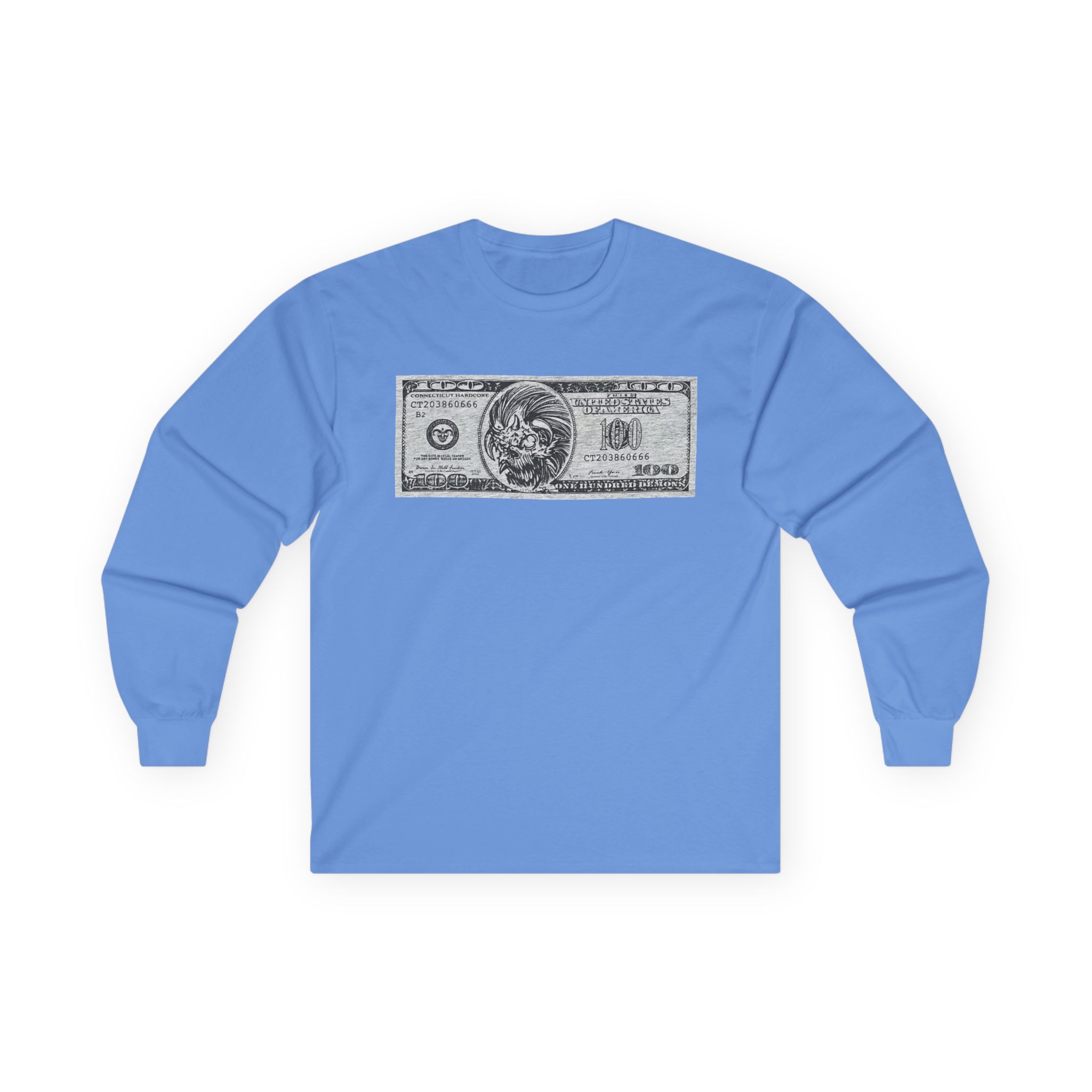 100 Demons Connecticut Hardcore Unisex Ultra Cotton Long Sleeve Tee