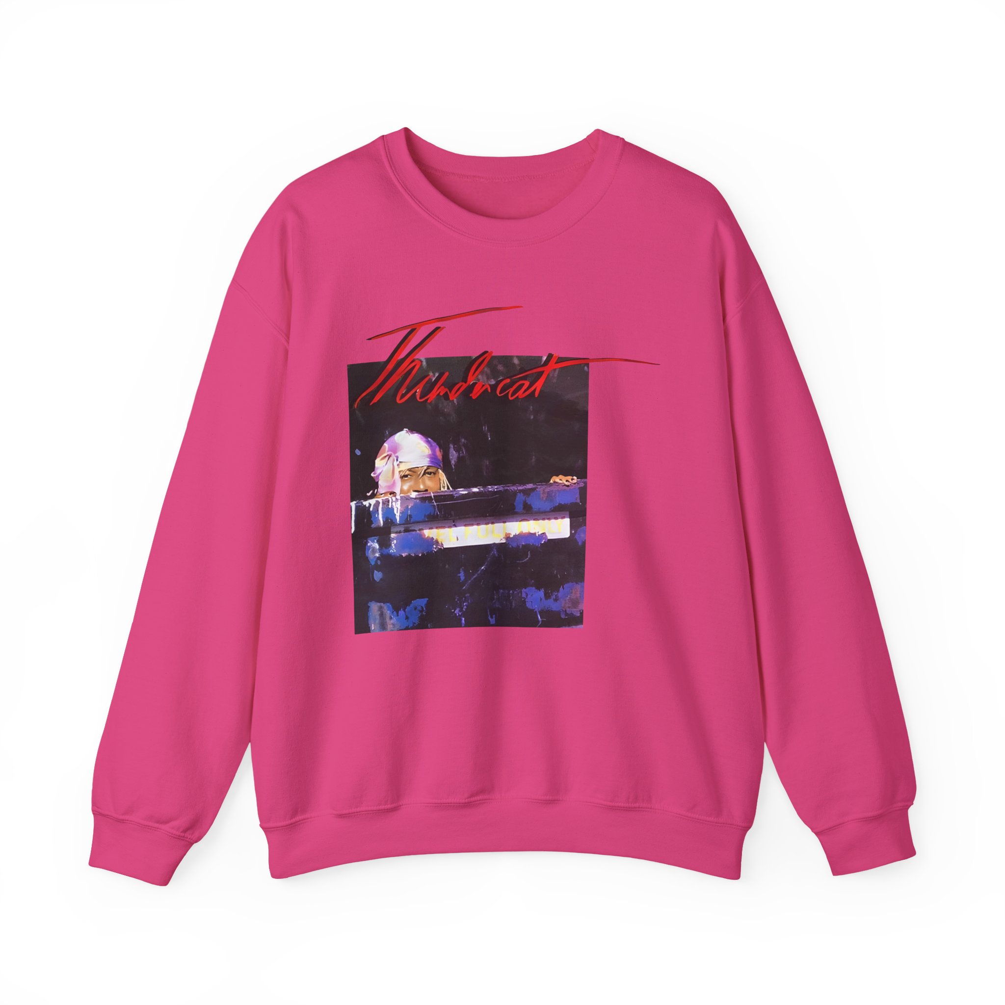 Thundercat Durag Dumpster Fire Unisex Heavy Blendâ„¢ Crewneck Sweatshirt