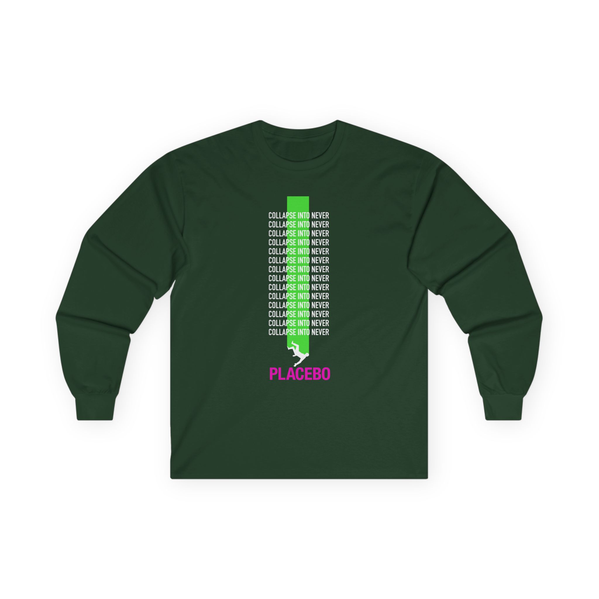 Placebo Collapse Into Never Unisex Ultra Cotton Long Sleeve Tee