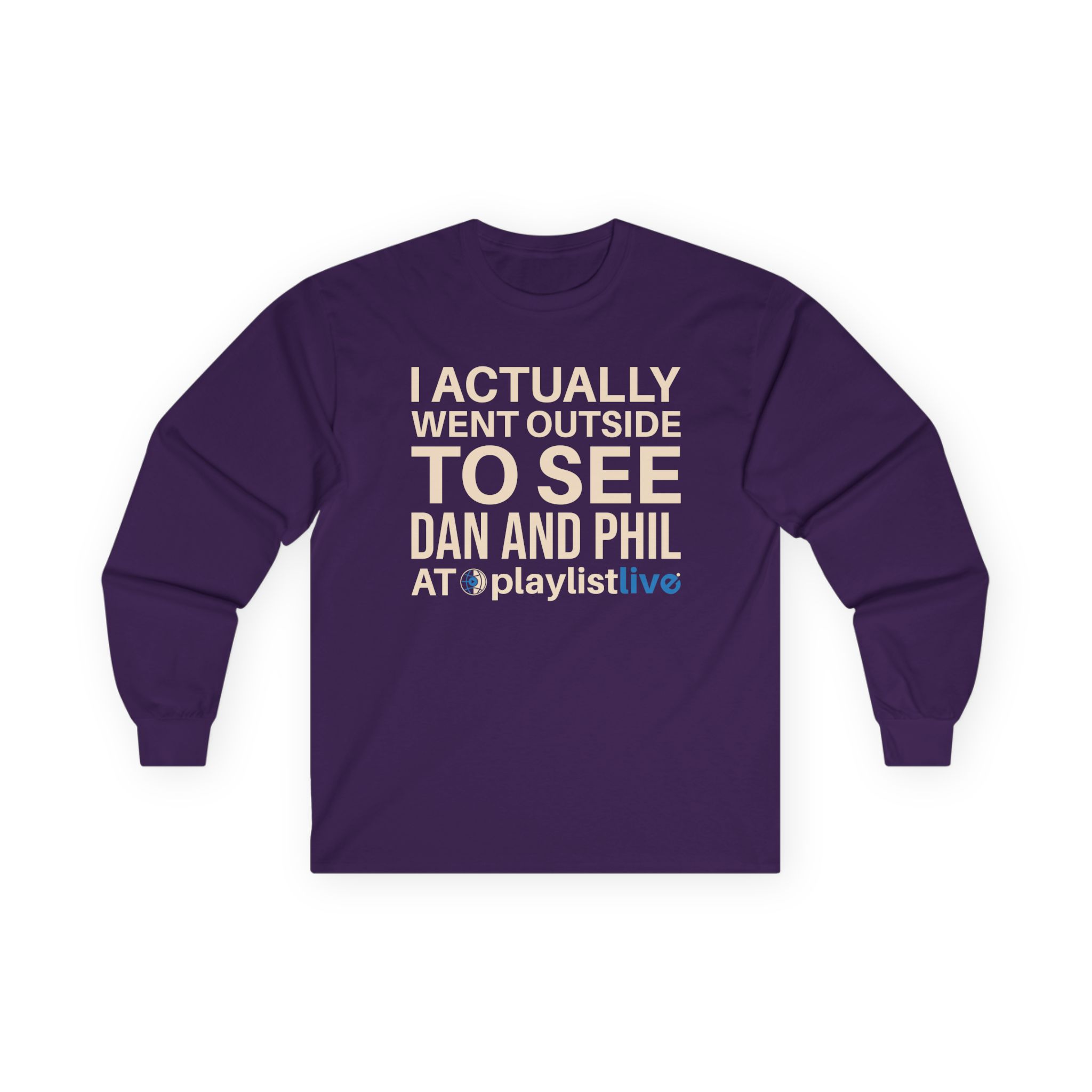 Dan and Phil Actually Went Outside to See Dan and Phil at Playlist Live Unisex Ultra Cotton Long Sleeve Tee
