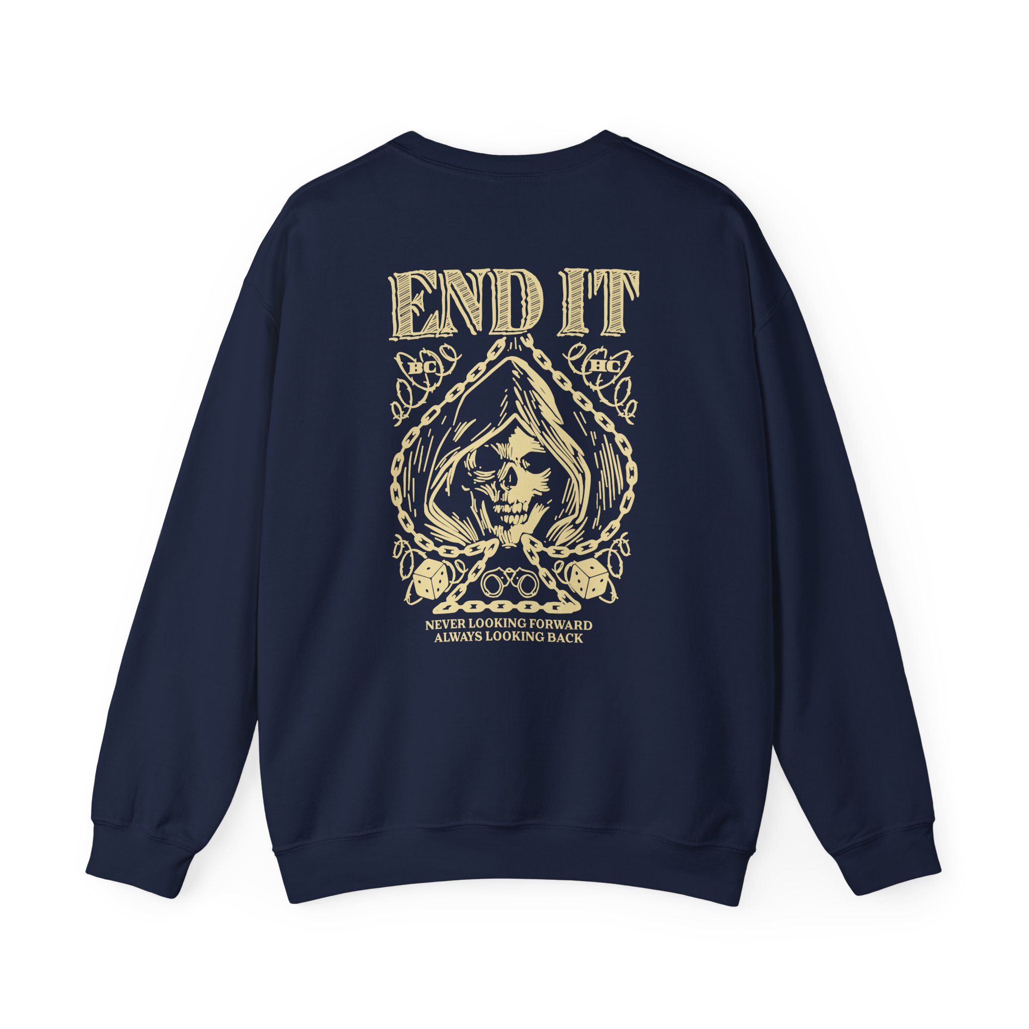 End It Spade Reaper Unisex Heavy Blendâ„¢ Crewneck Sweatshirt