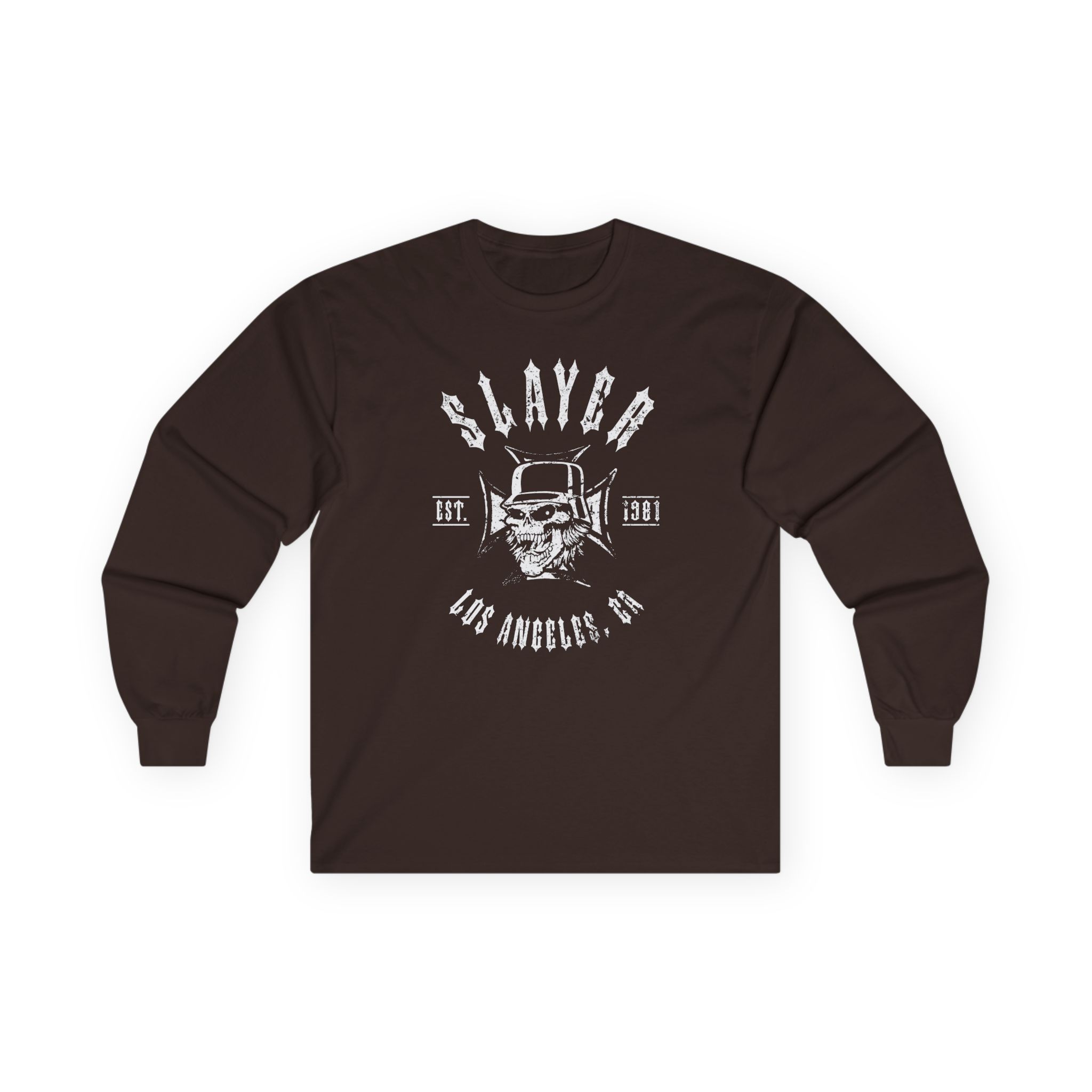 Slayer Established 1981 Skull Unisex Ultra Cotton Long Sleeve Tee
