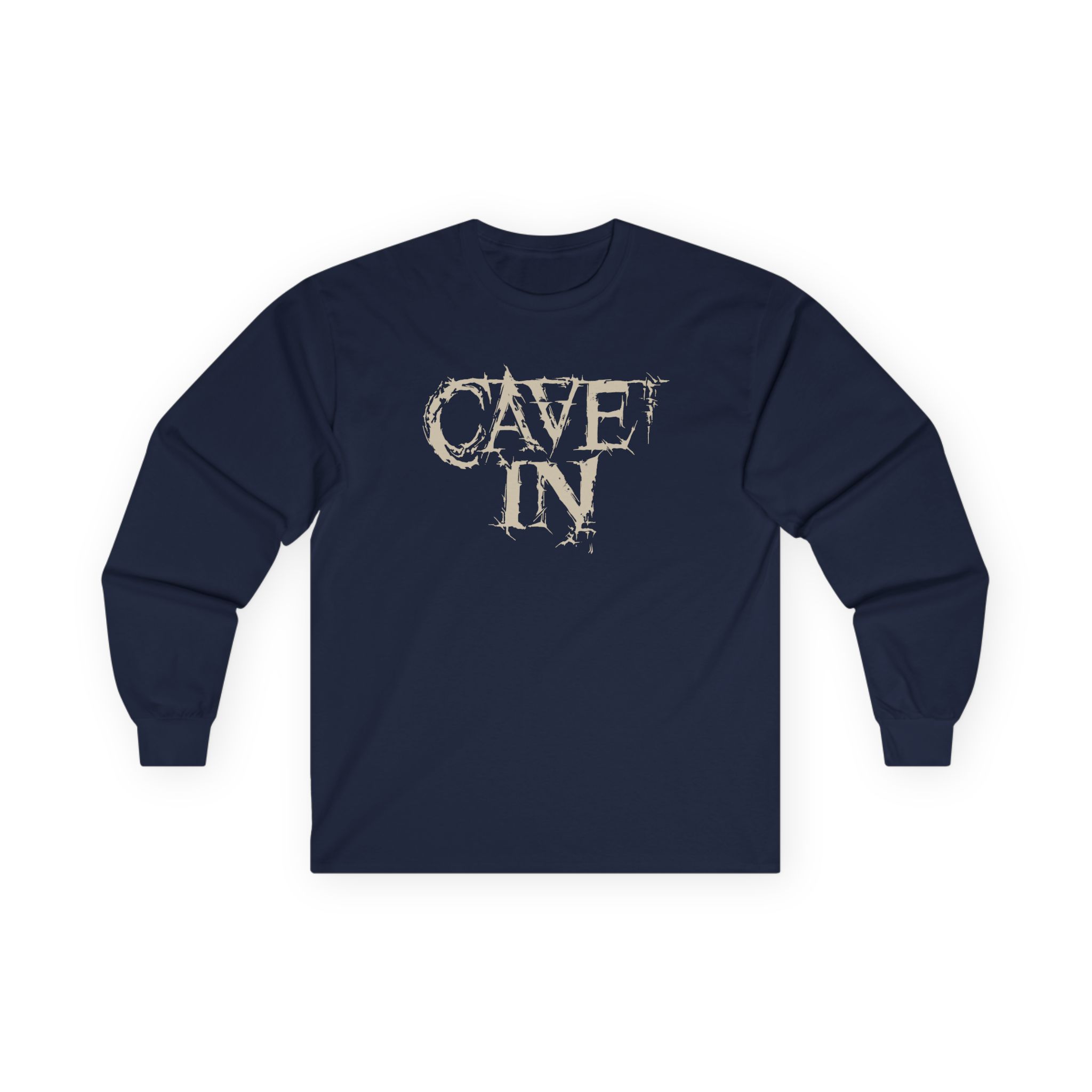 Cave in Logo & Satellite Unisex Ultra Cotton Long Sleeve Tee
