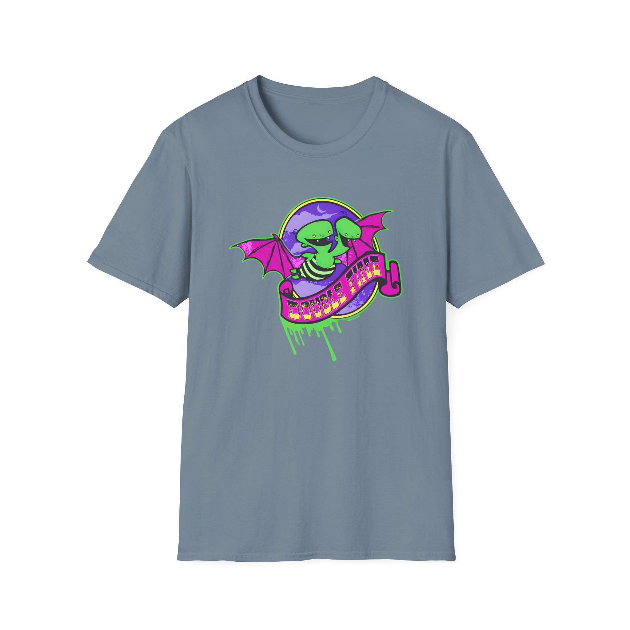 Double Fine Halloween Unisex Softstyle T-Shirt