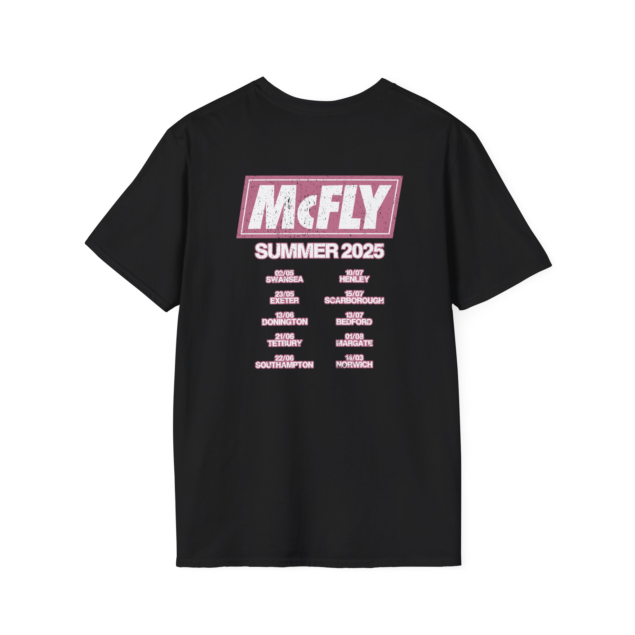 Mcfly Summer 2025 Tour Unisex Softstyle T-shirt