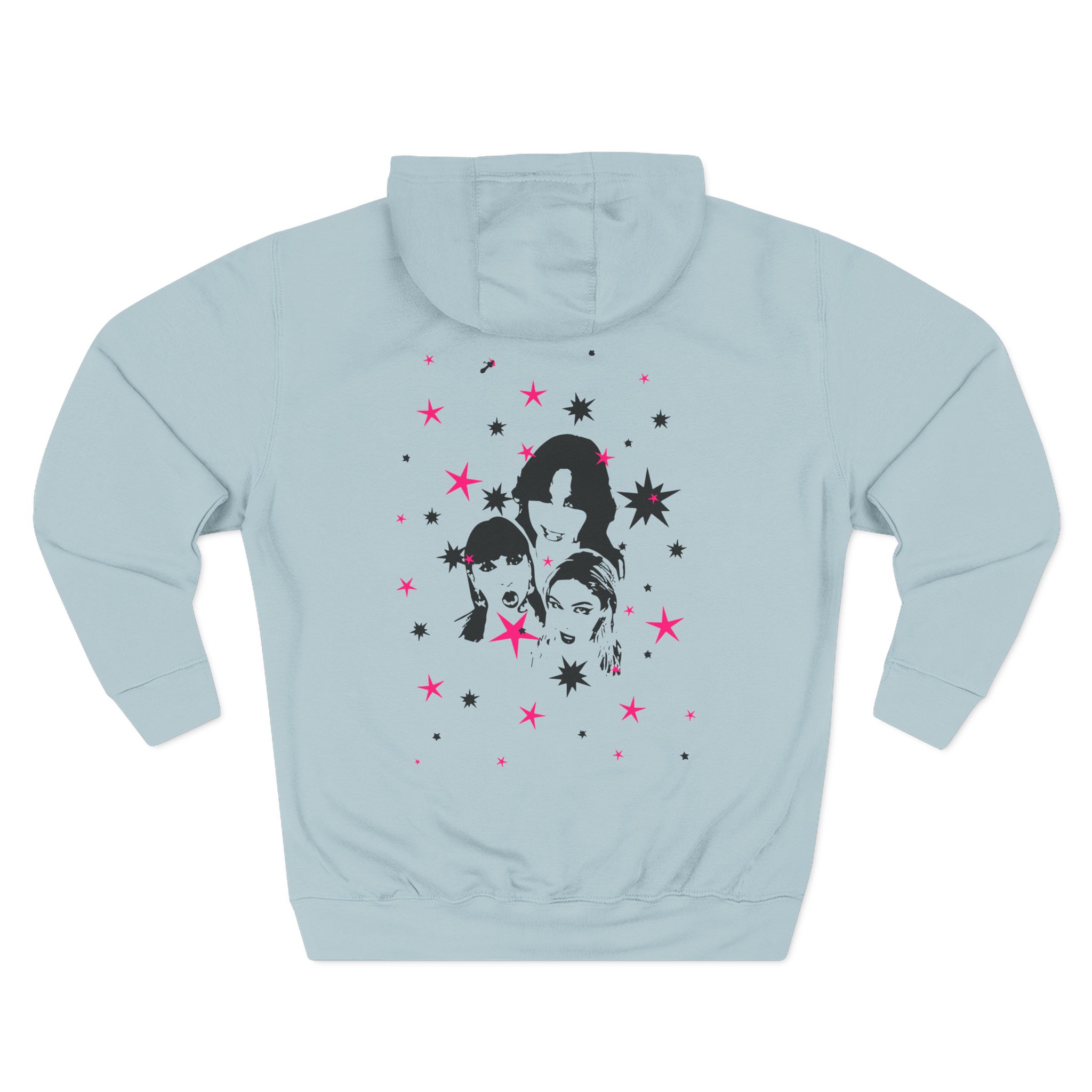 The Warning Won't You Fill My Void? Three-Panel Fleece Hoodie