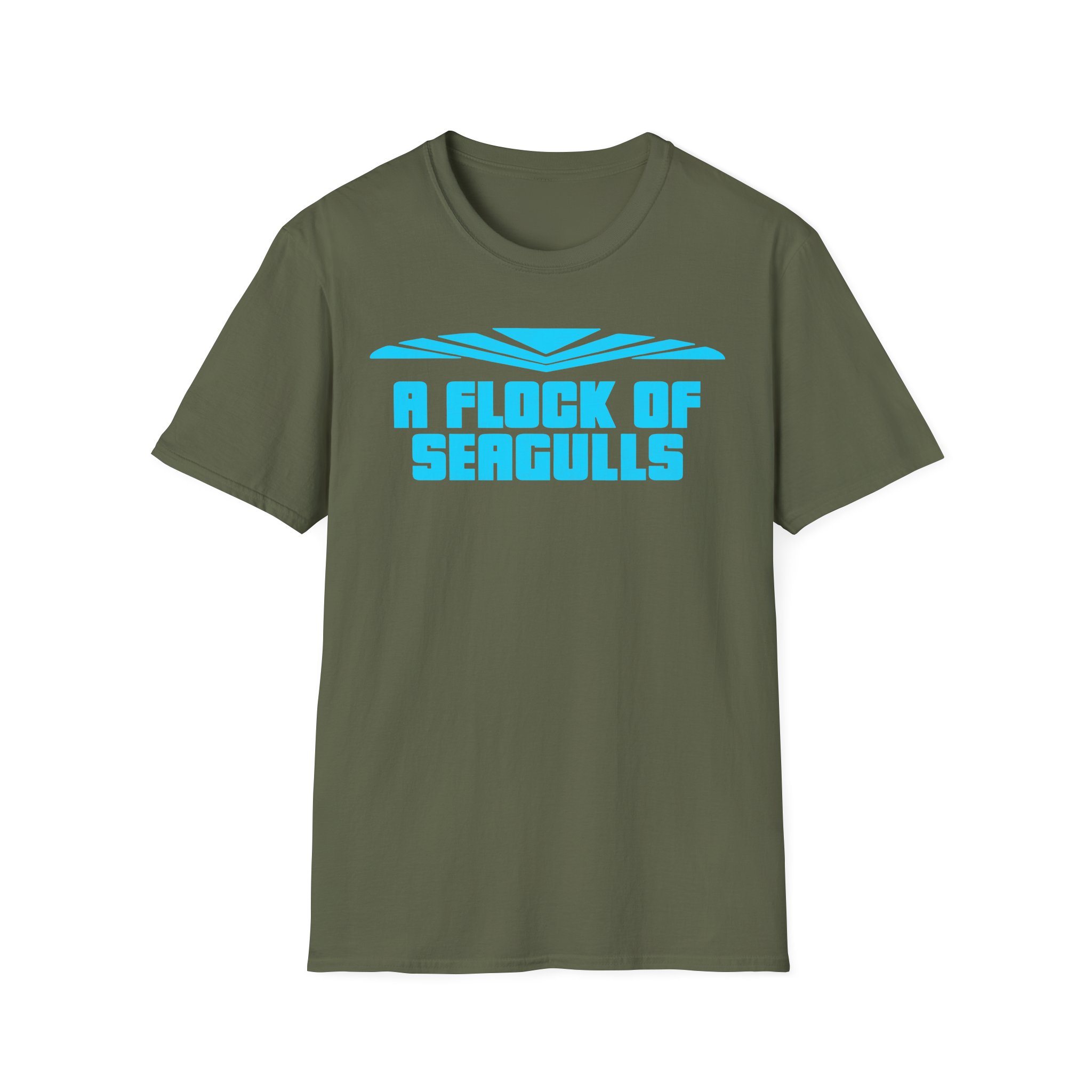 A Flock of Seagulls Logo Unisex Softstyle T-Shirt